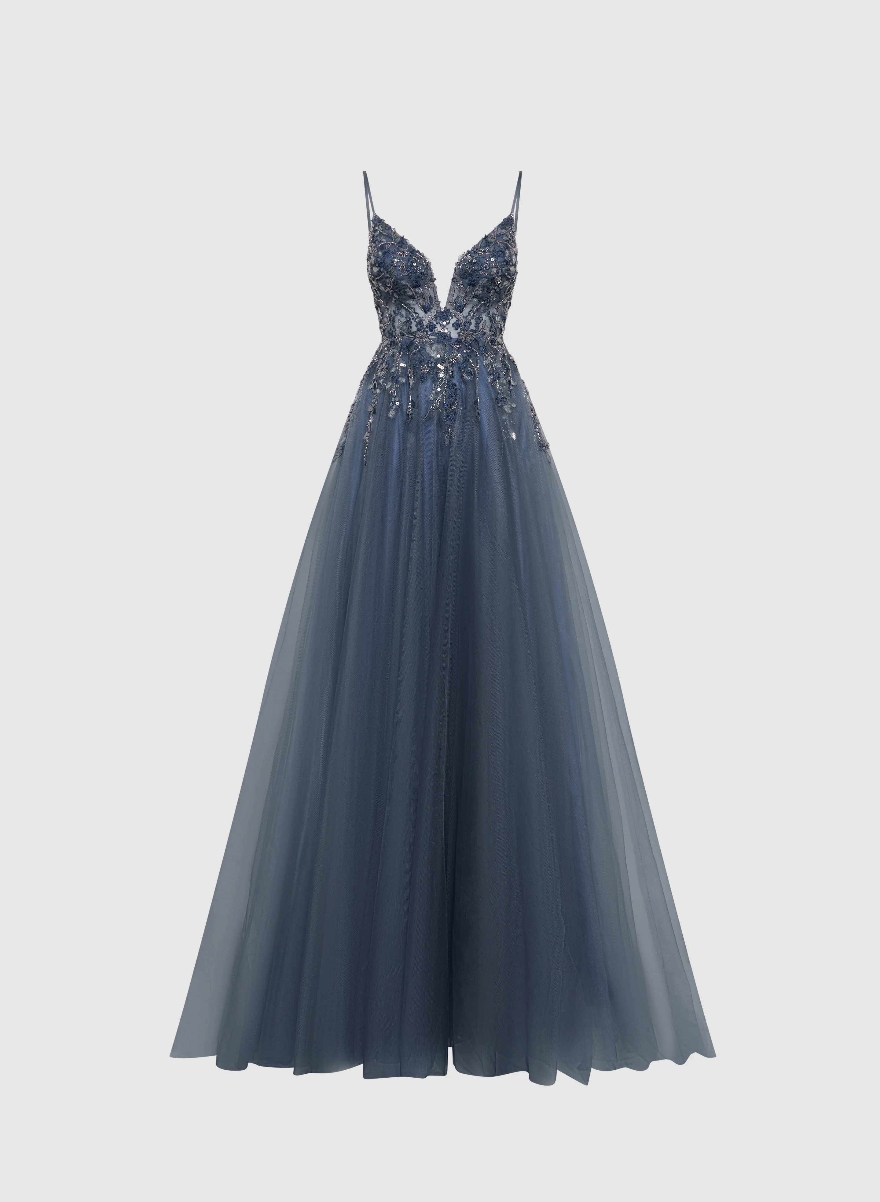 Floral Appliqué Maxi Dress - Image 6
