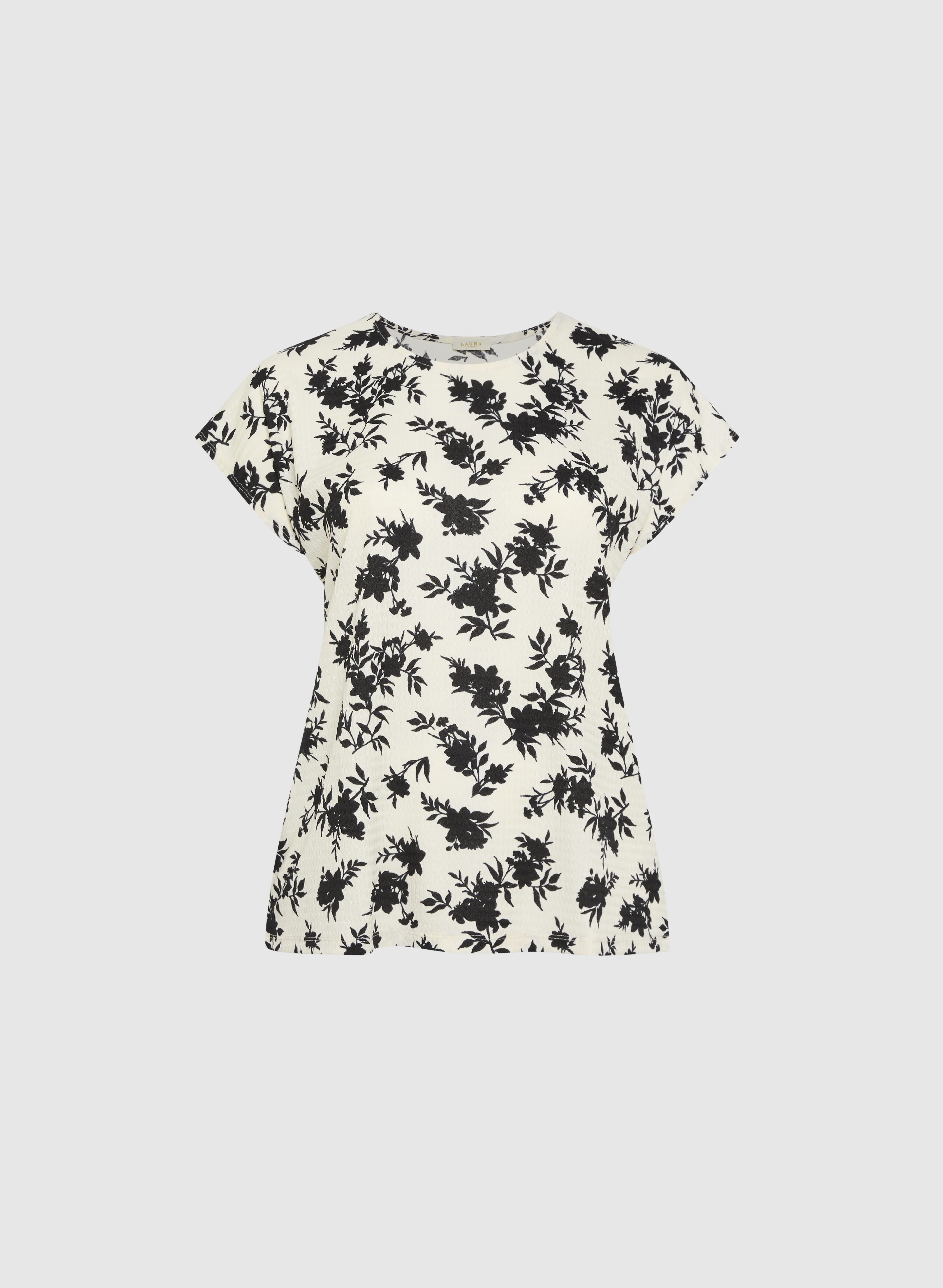 Floral Bubble Knit Top - Image 6