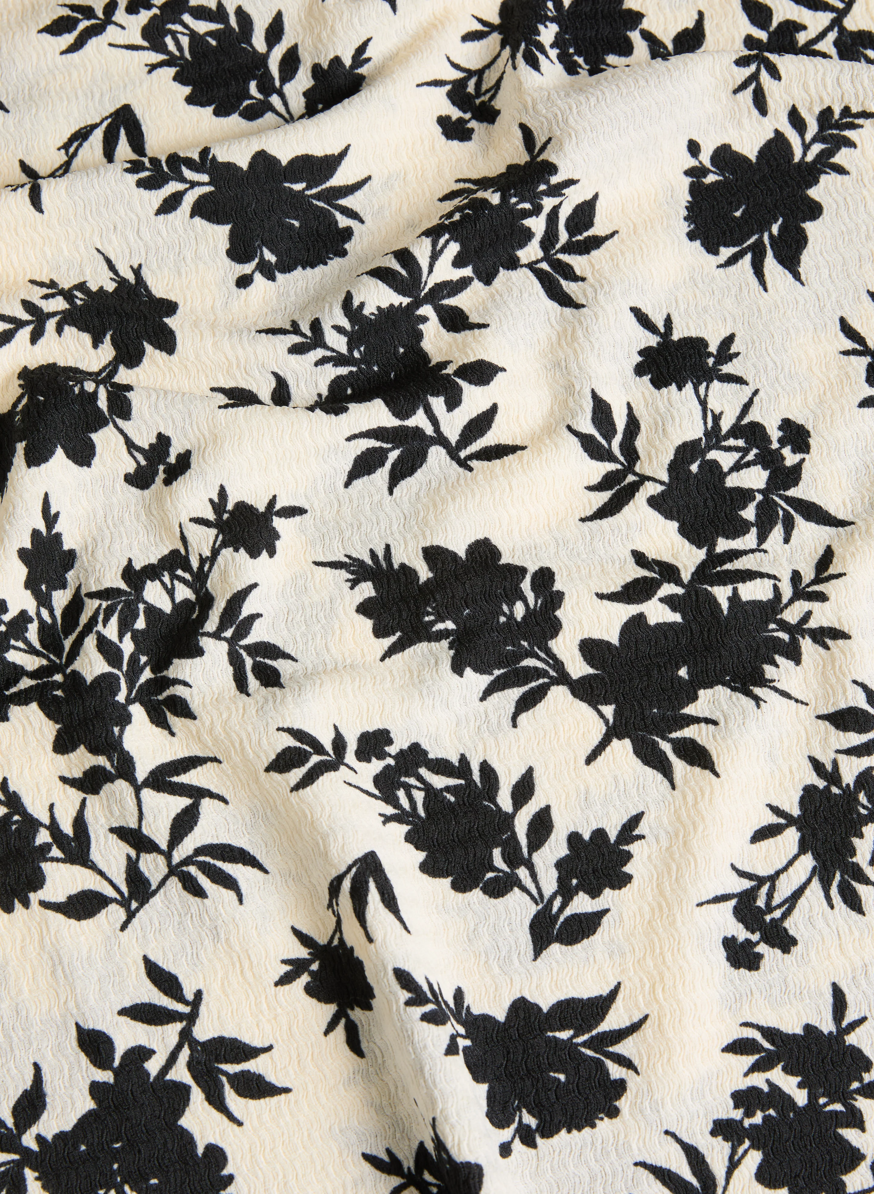 Floral Bubble Knit Top - Image 7