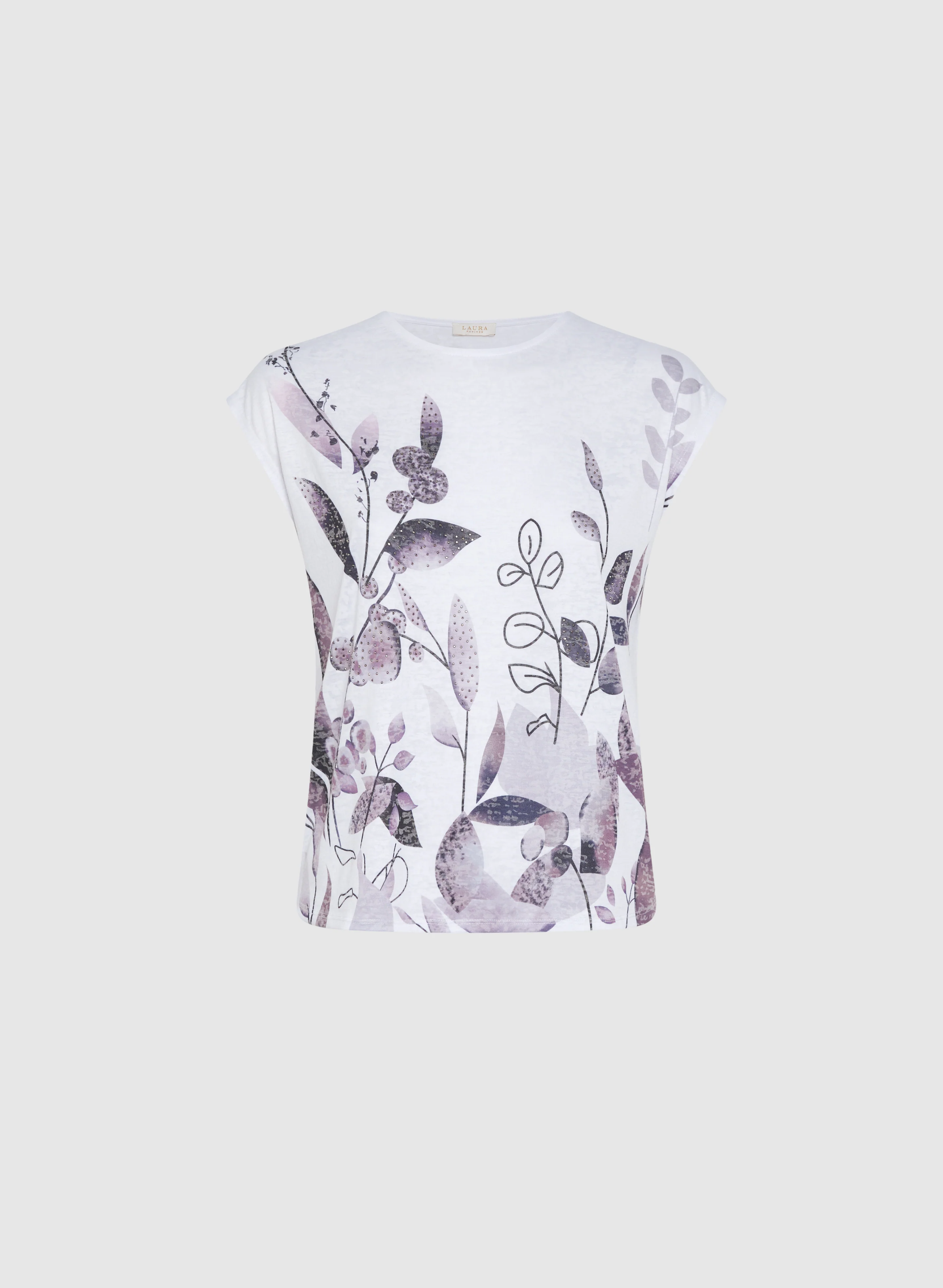 Floral Burnout T-Shirt - Image 5