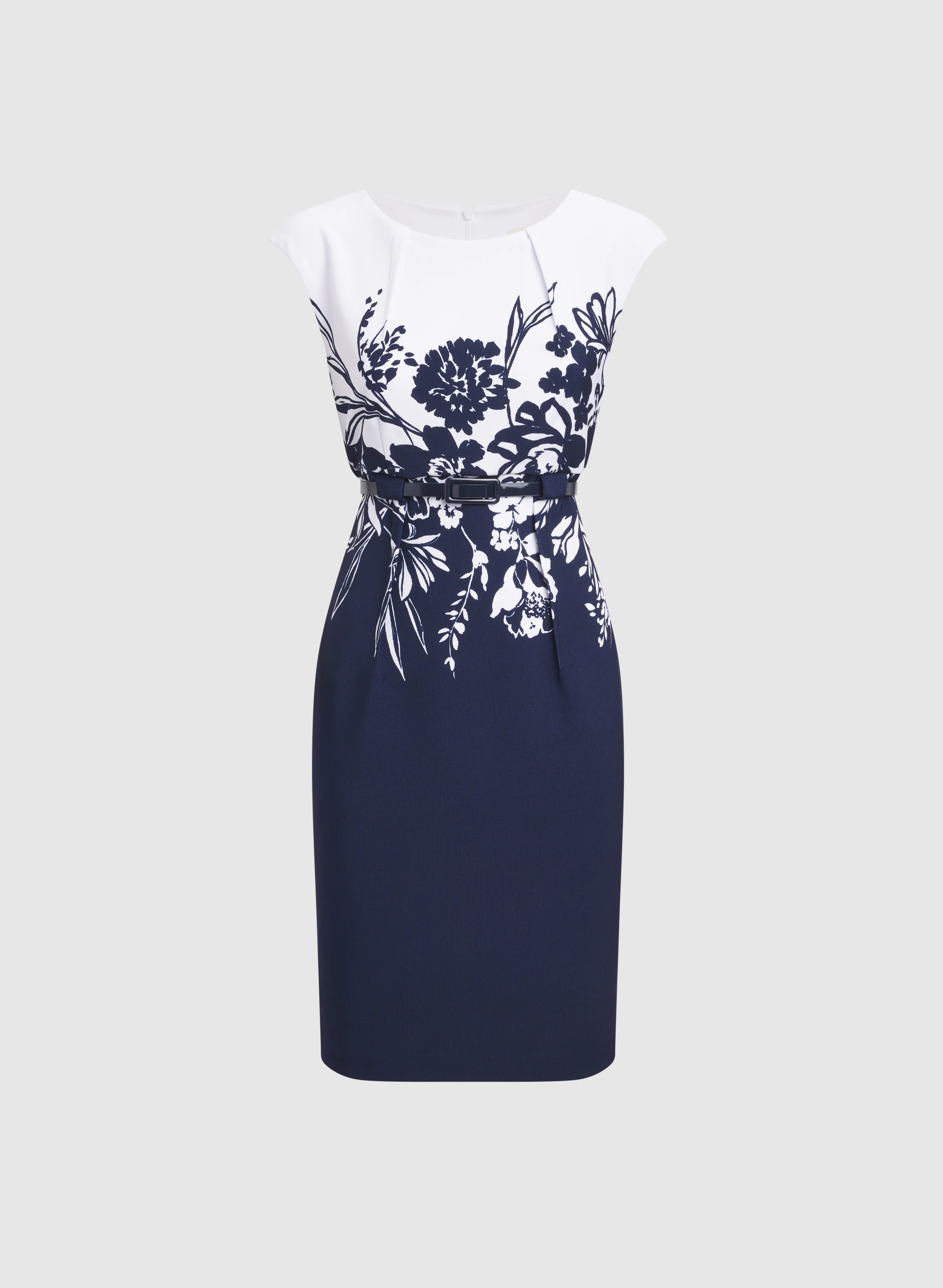 Floral Cap Sleeve Dress - Image 5