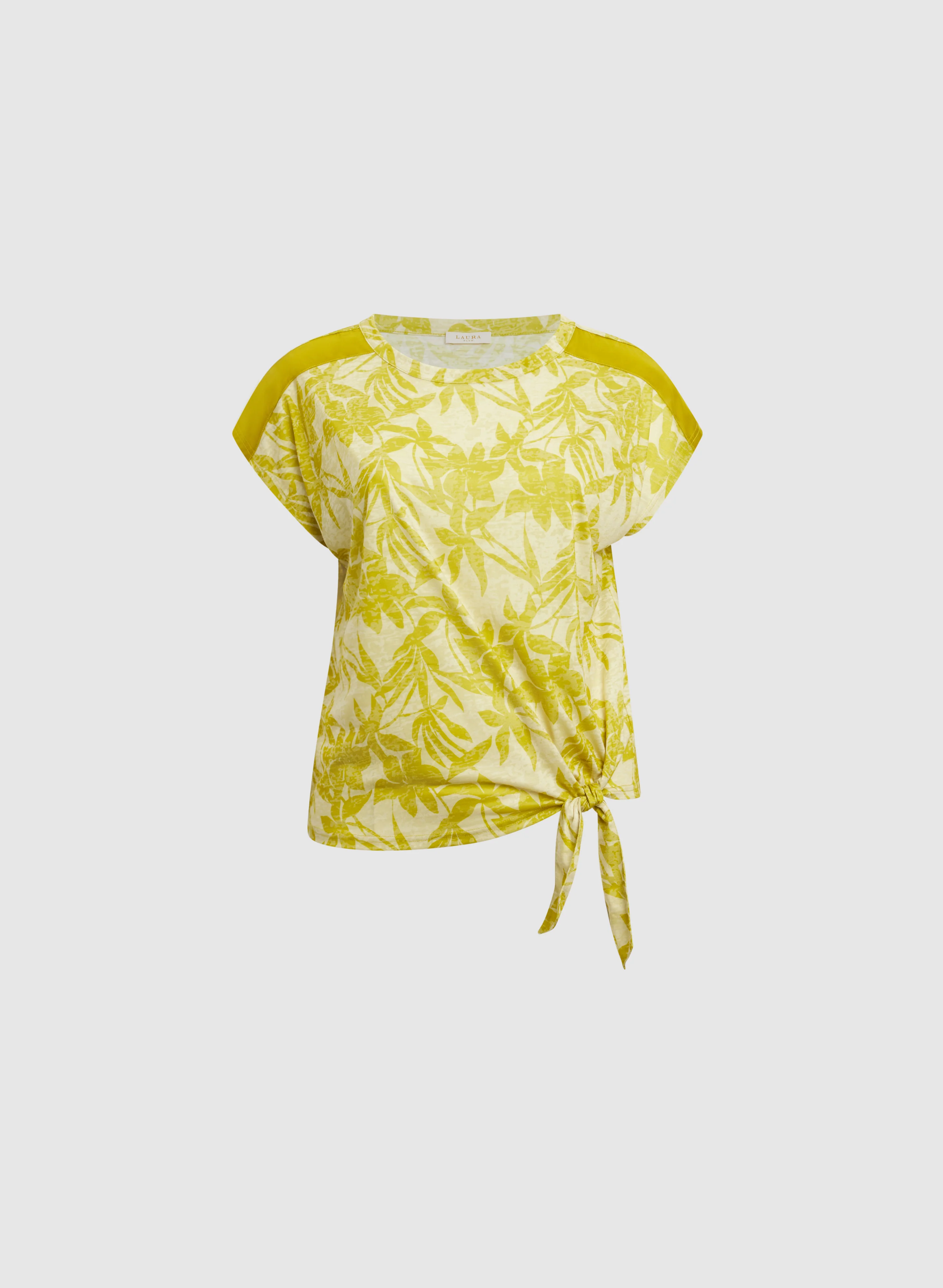 Floral Cap Sleeve T-Shirt - Image 6
