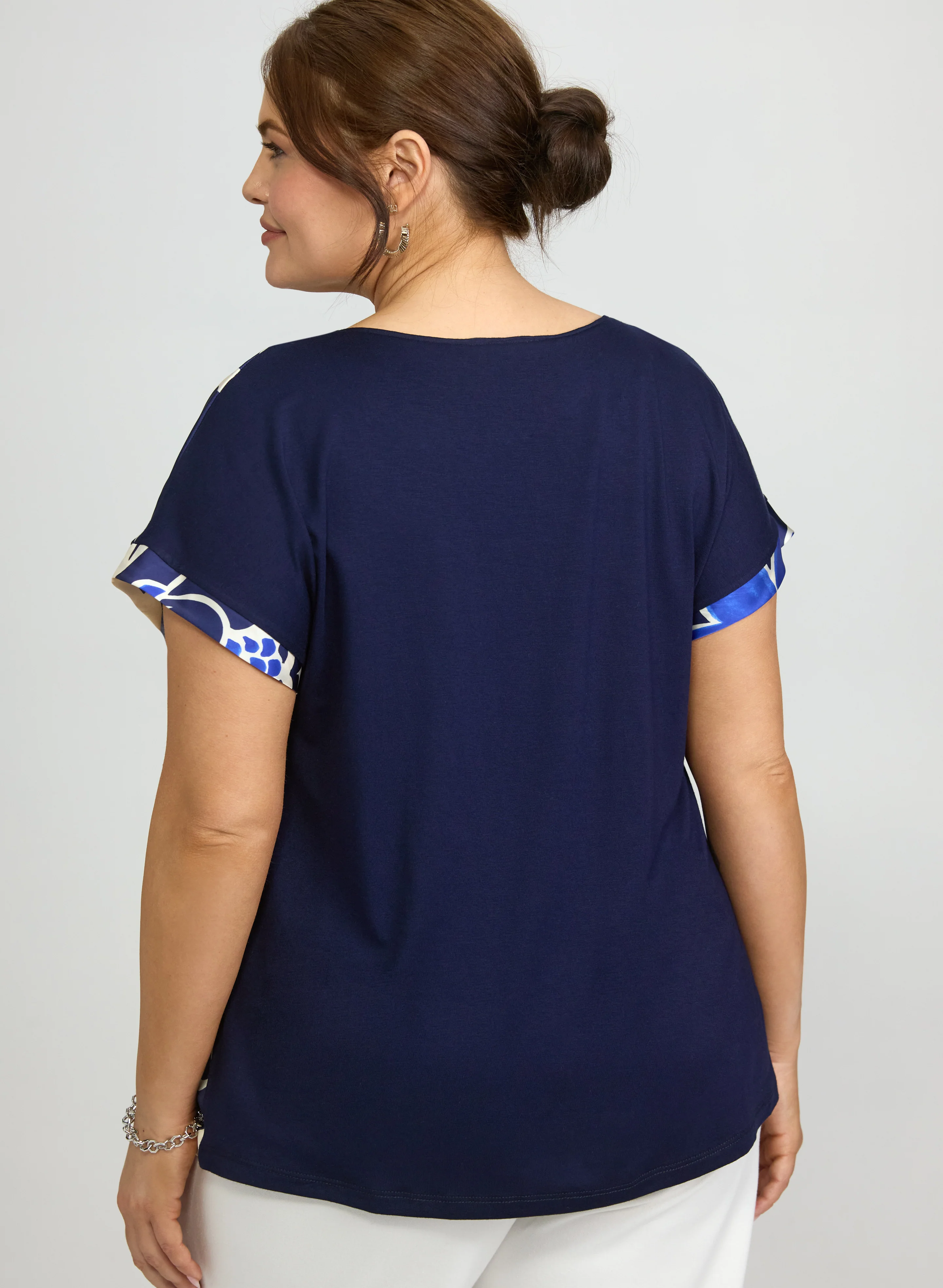 Floral Cap Sleeve Top - Image 2