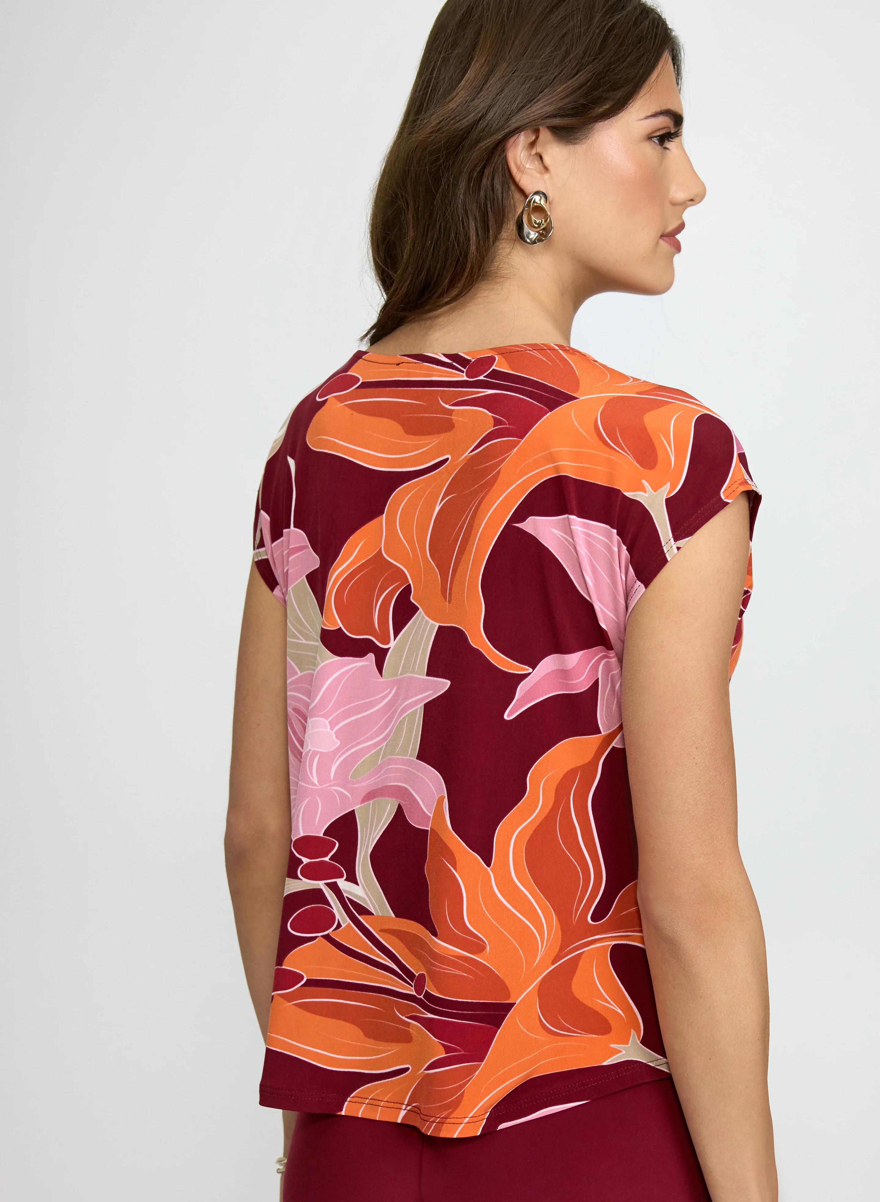 Lily Print Top - Image 4