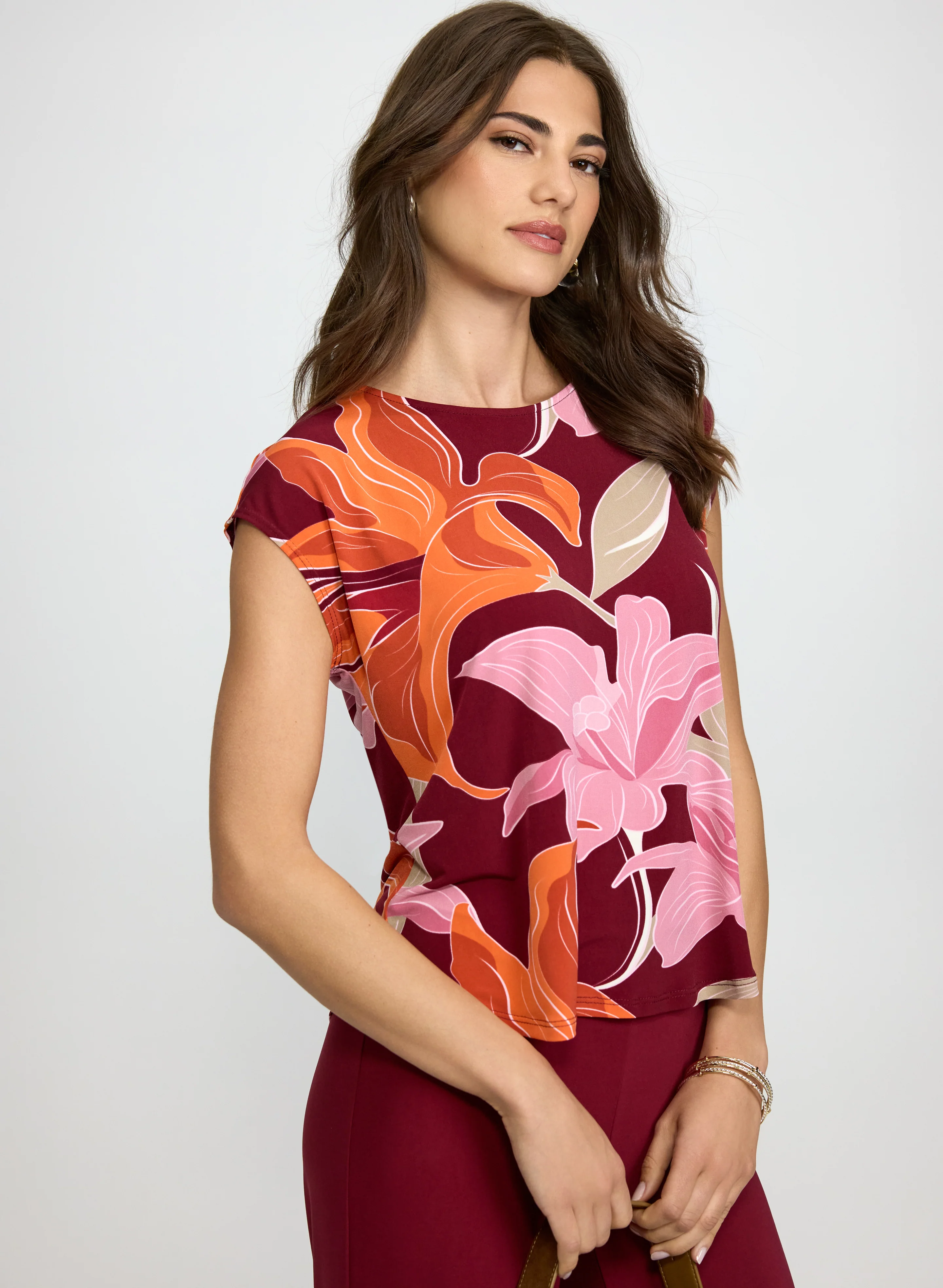 Lily Print Top - Image 5