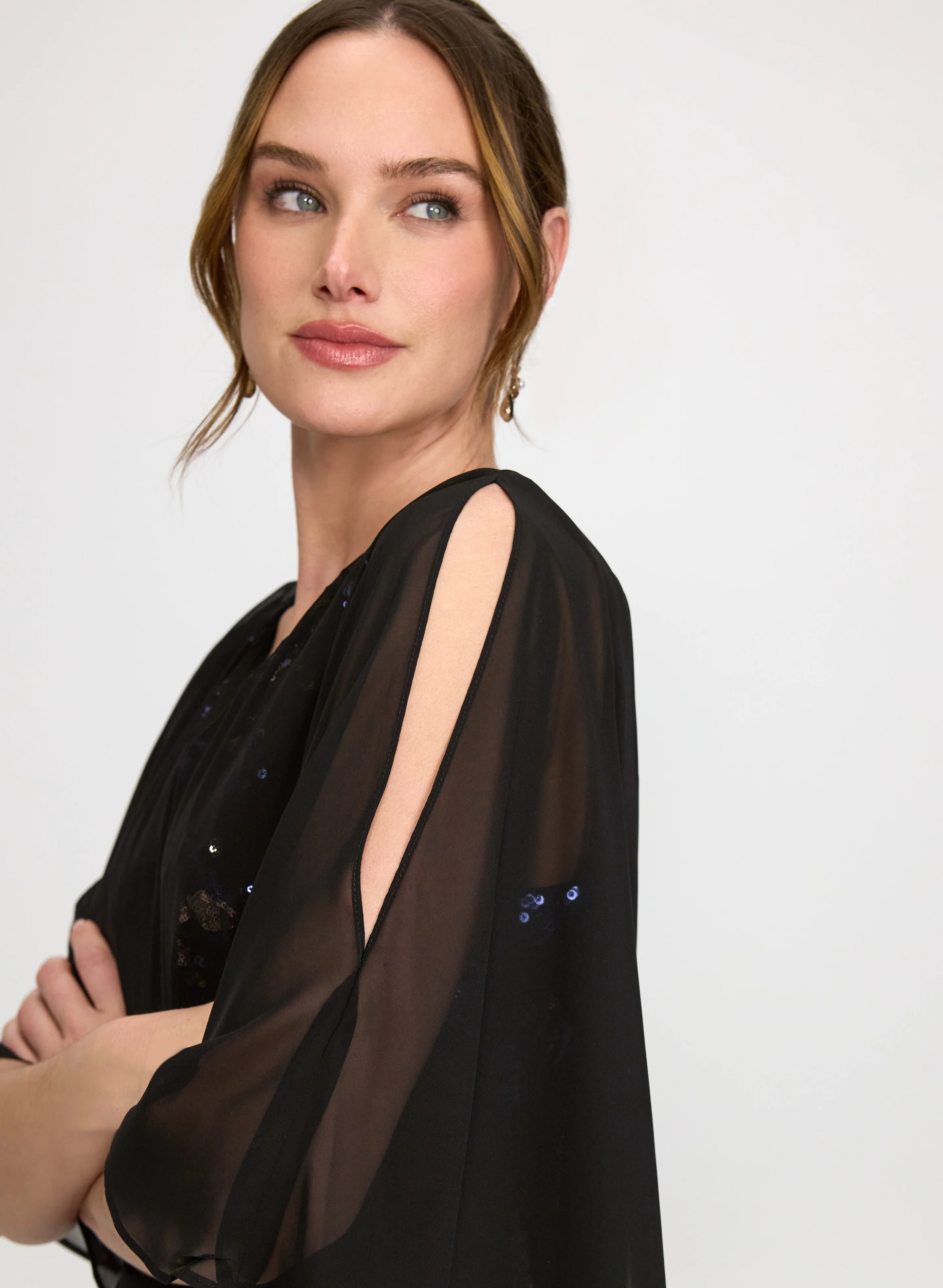 Floral Capelet Dress - Image 5