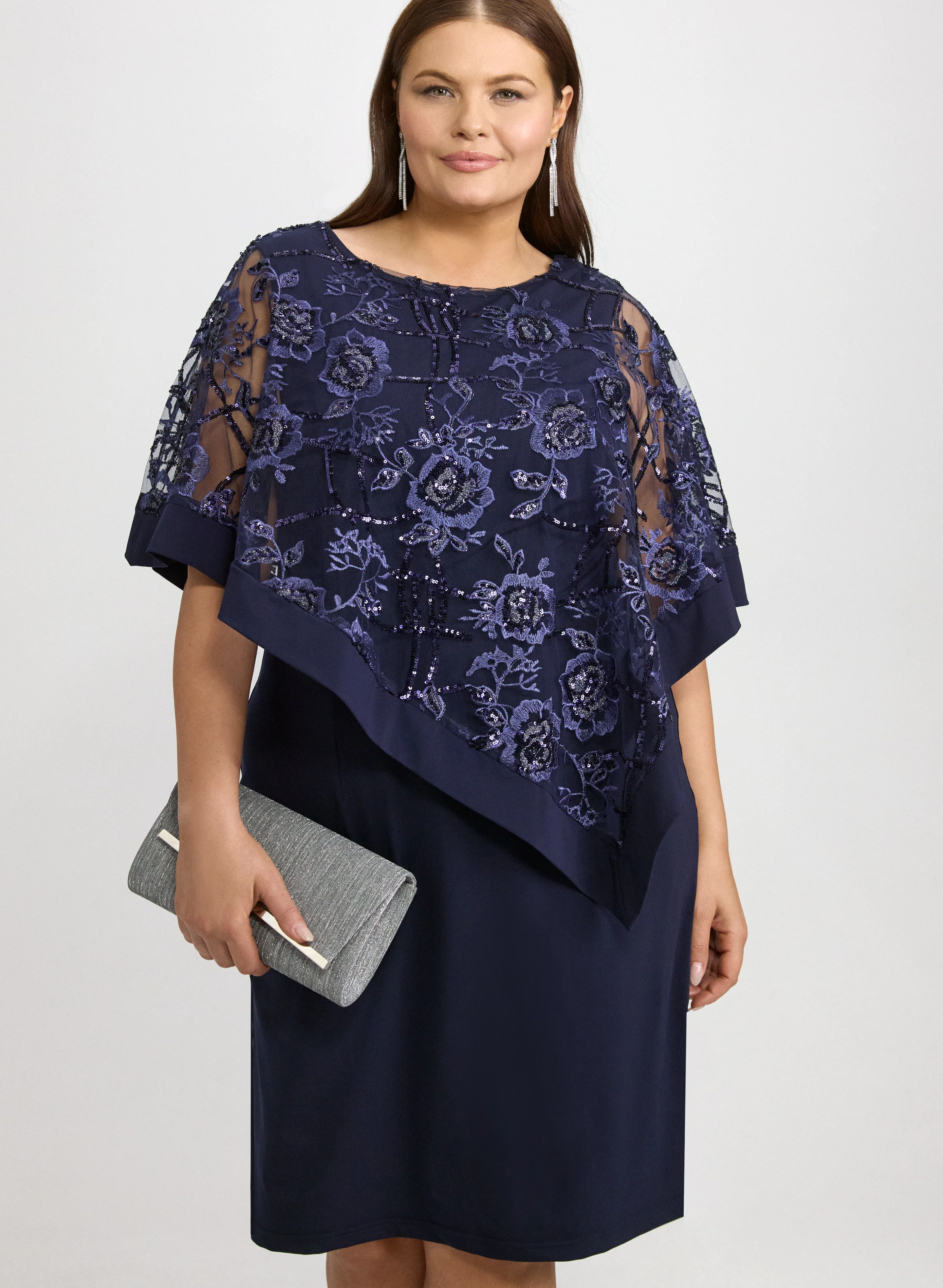 Floral Capelet Dress - Image 4