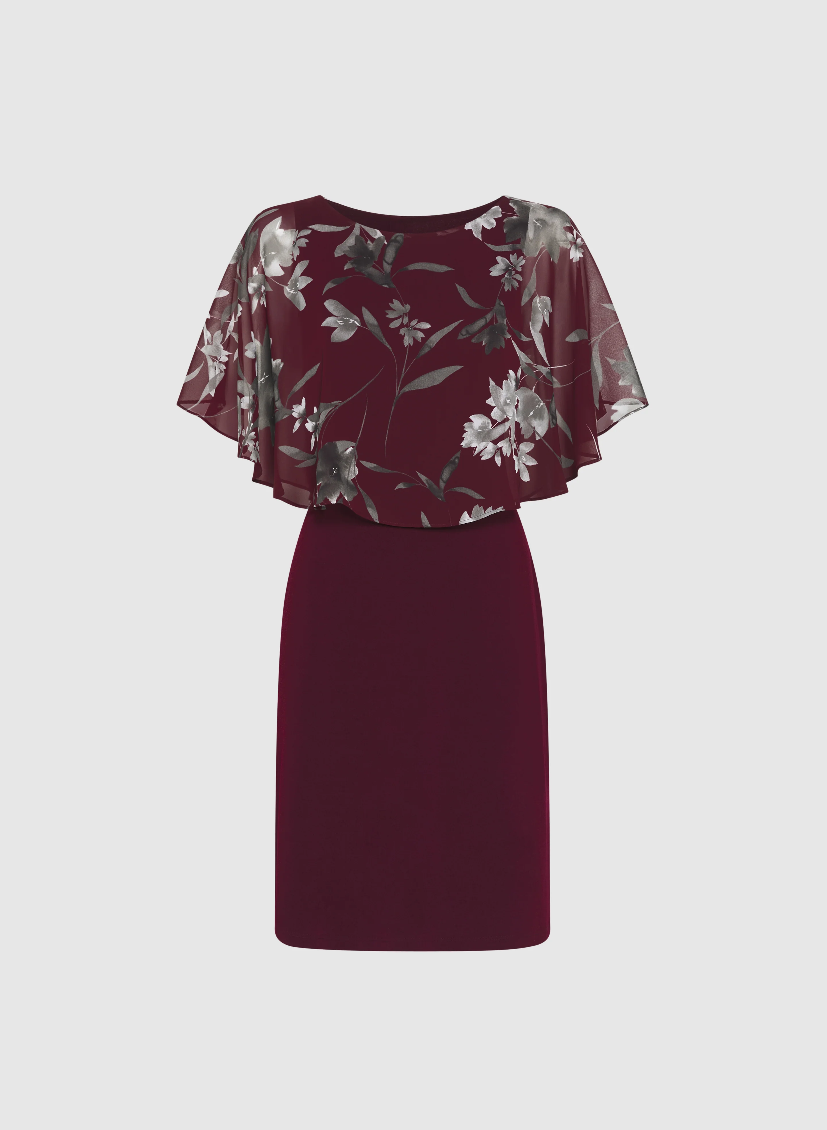 Floral Capelet Dress - Image 6