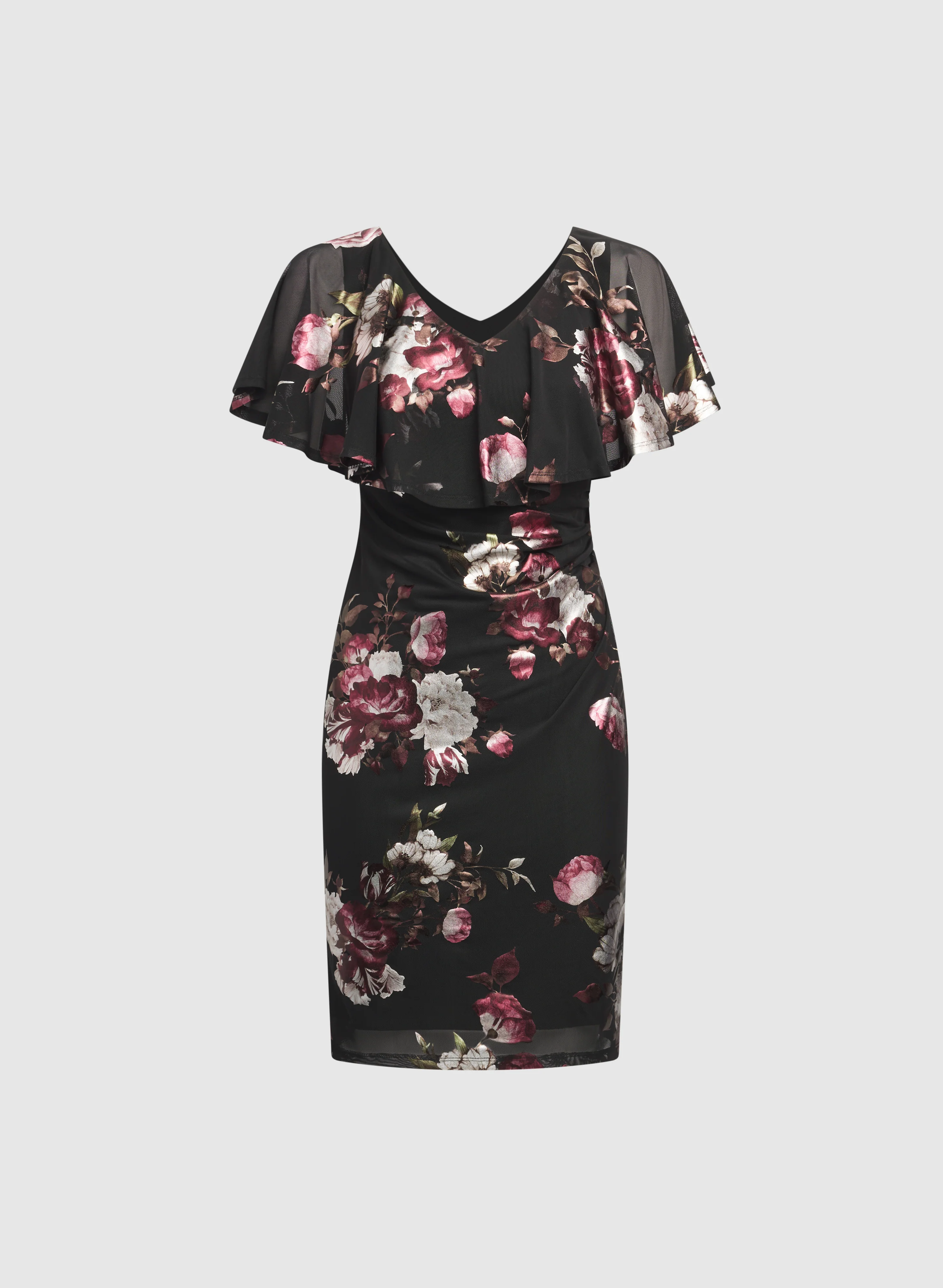 Floral Capelet Dress - Image 6