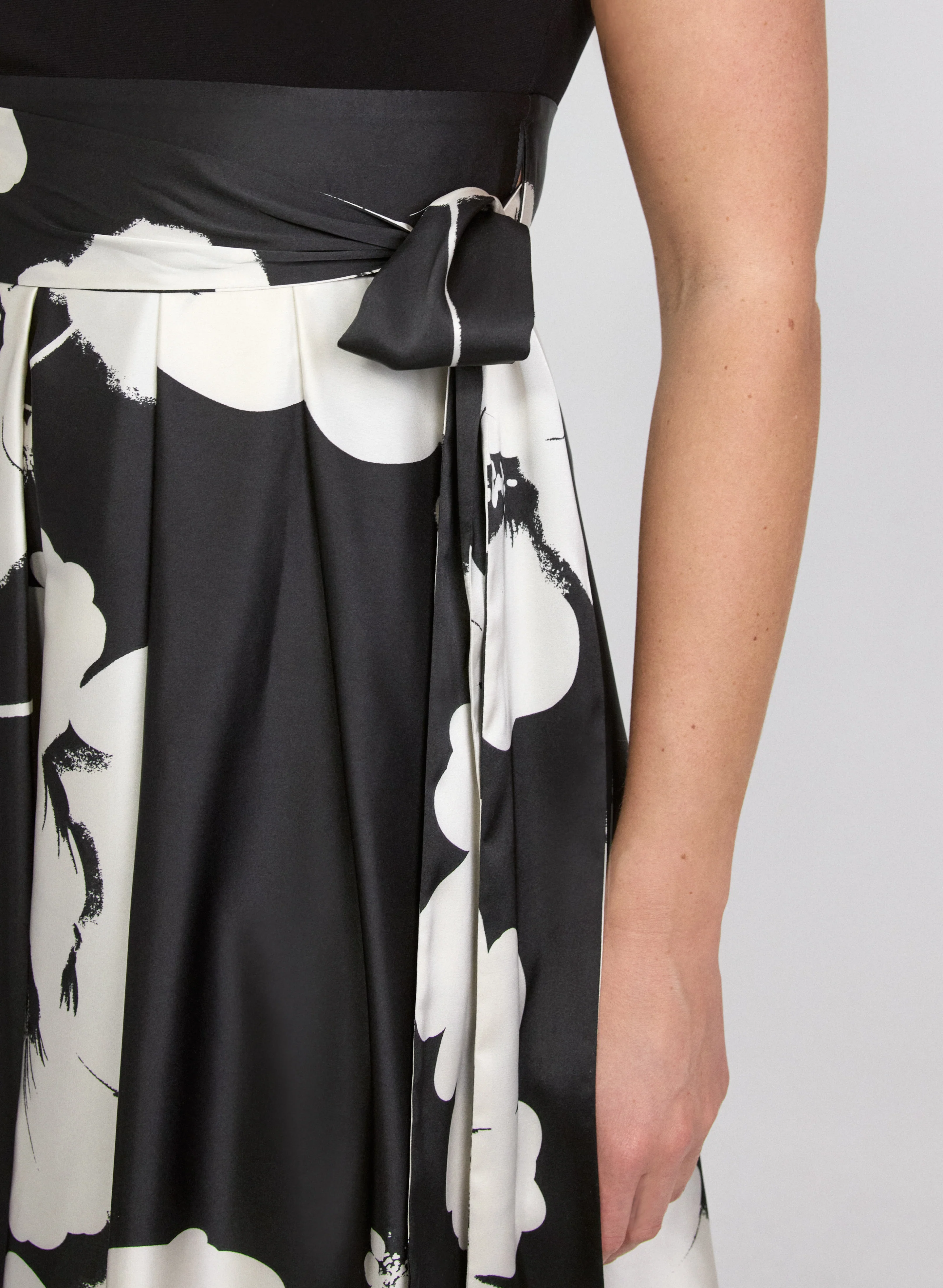 Floral Charmeuse Dress - Image 2