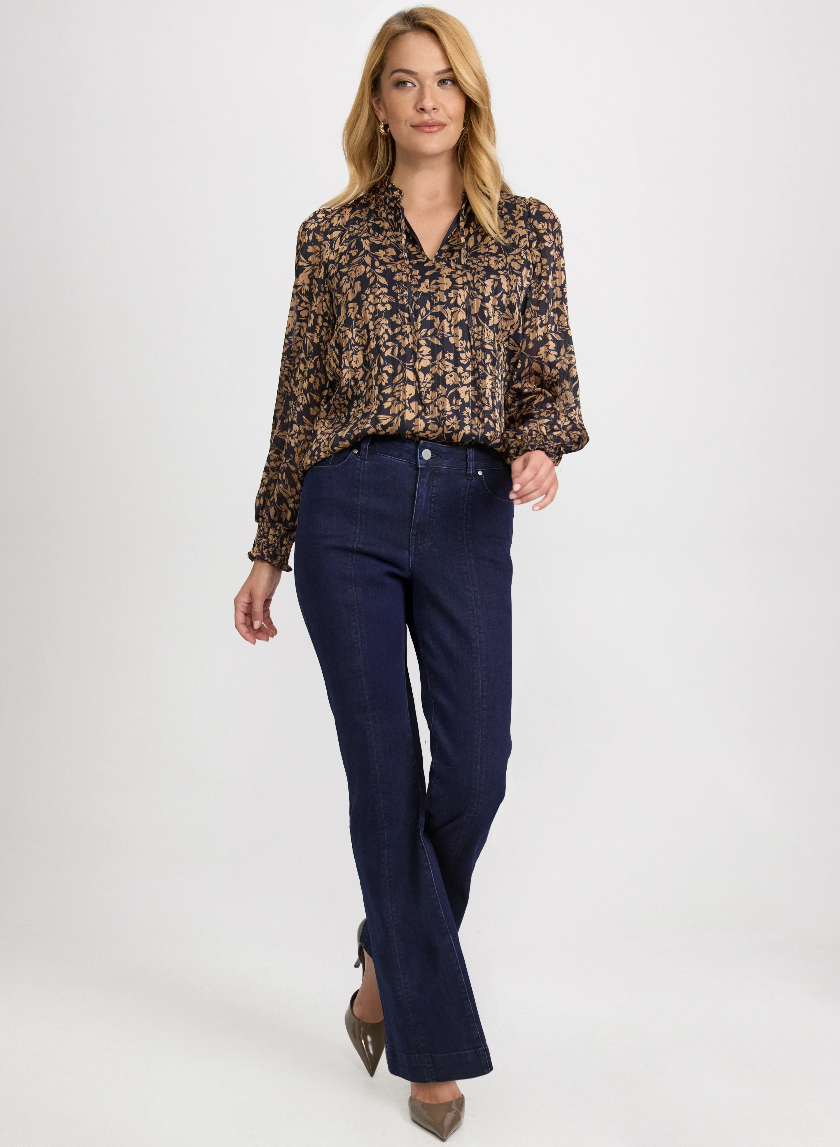 Floral Chiffon Blouse - Image 3