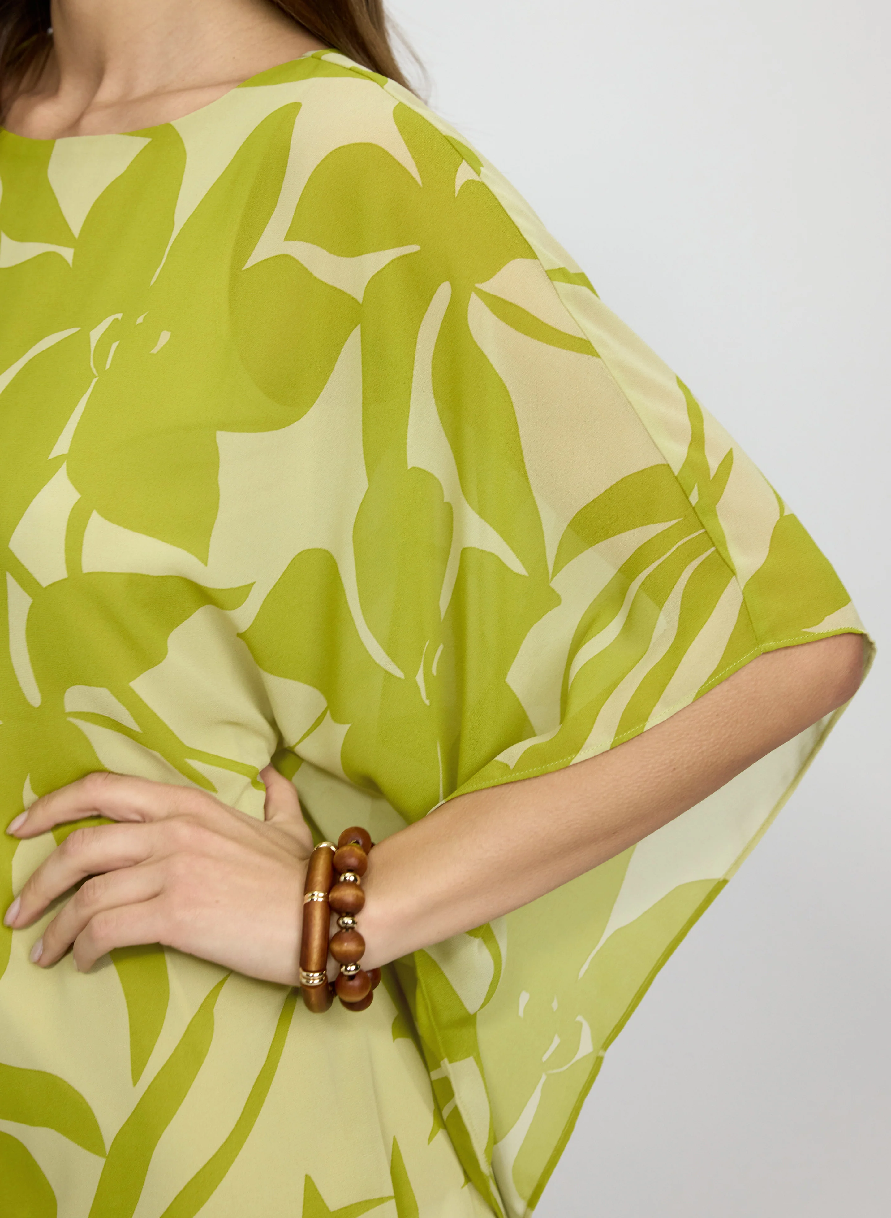 Floral Chiffon Blouse - Image 2