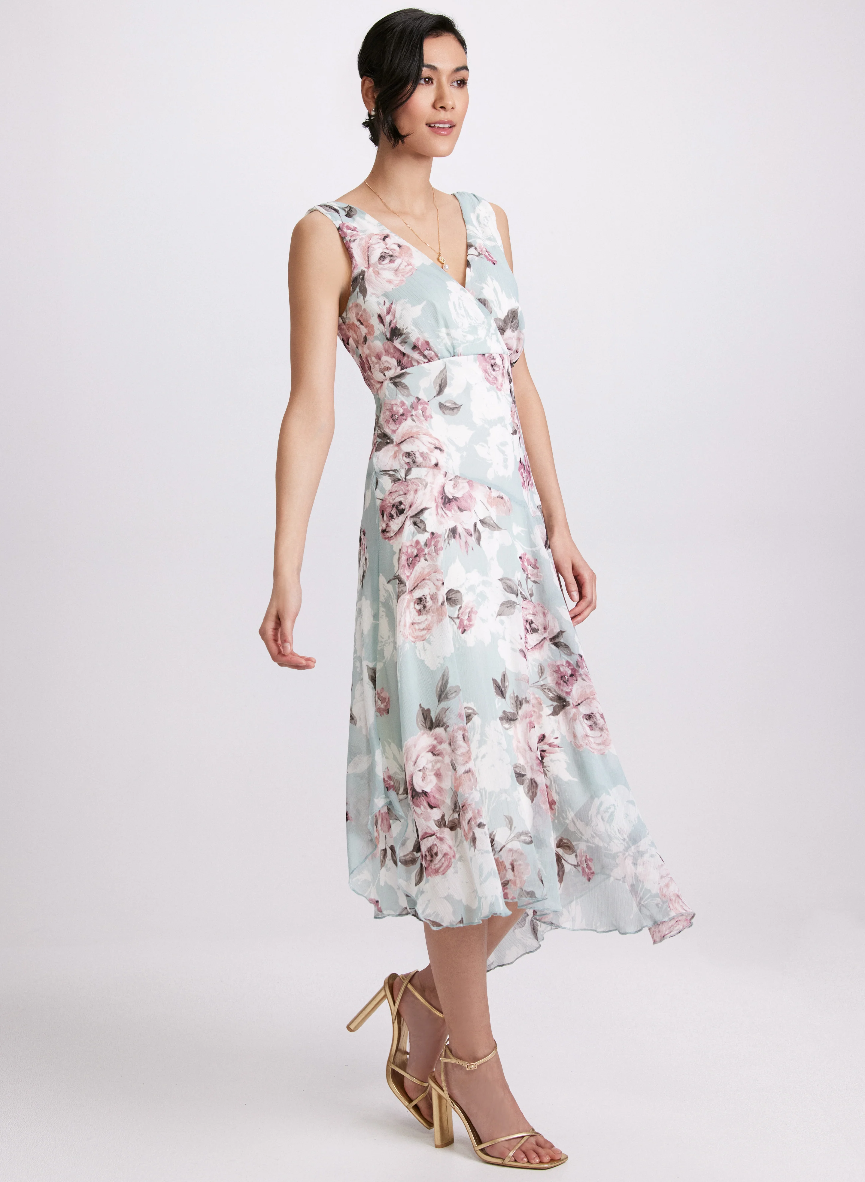 Floral Chiffon Dress - Image 2