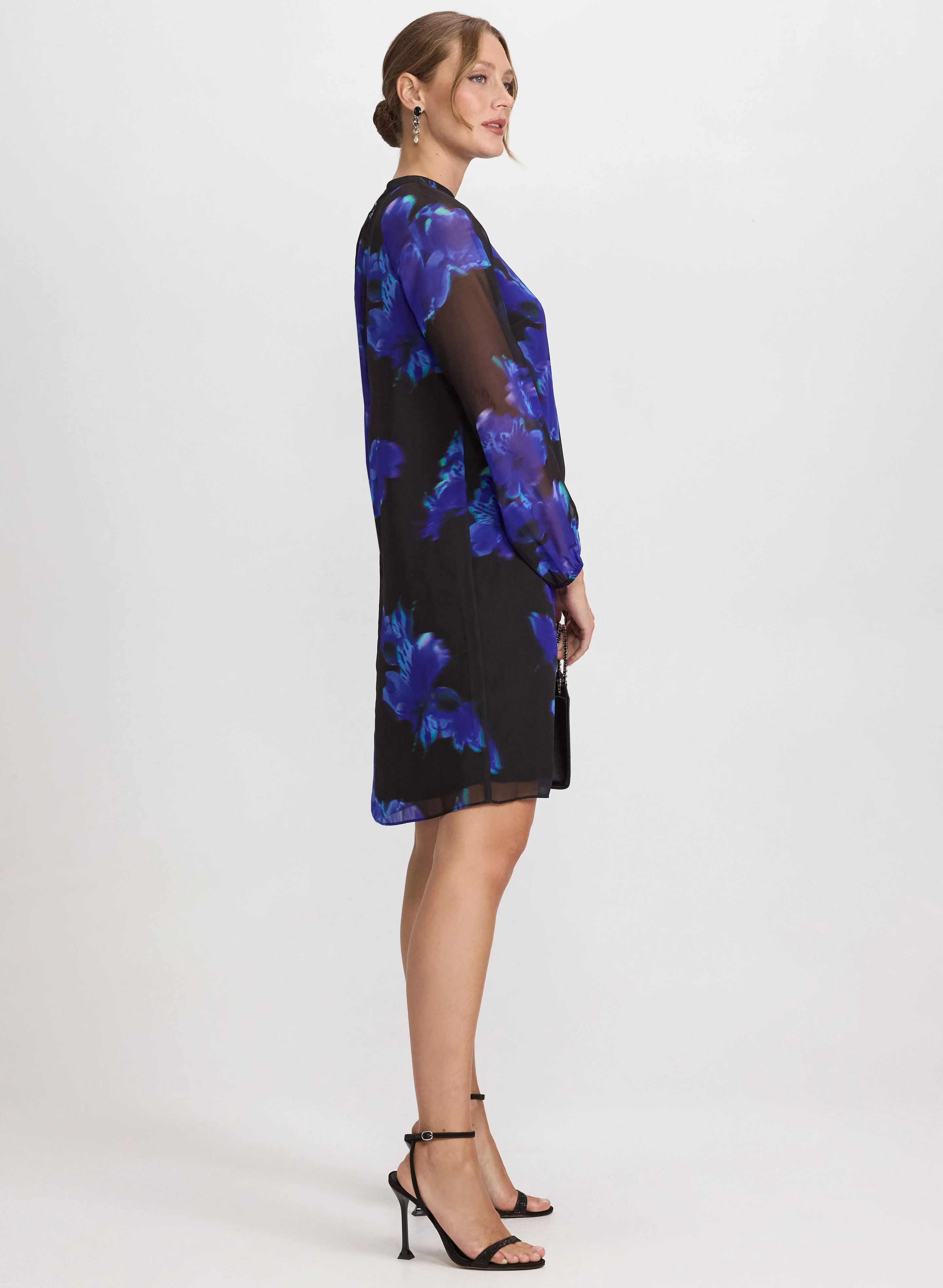 Floral Chiffon Dress - Image 2
