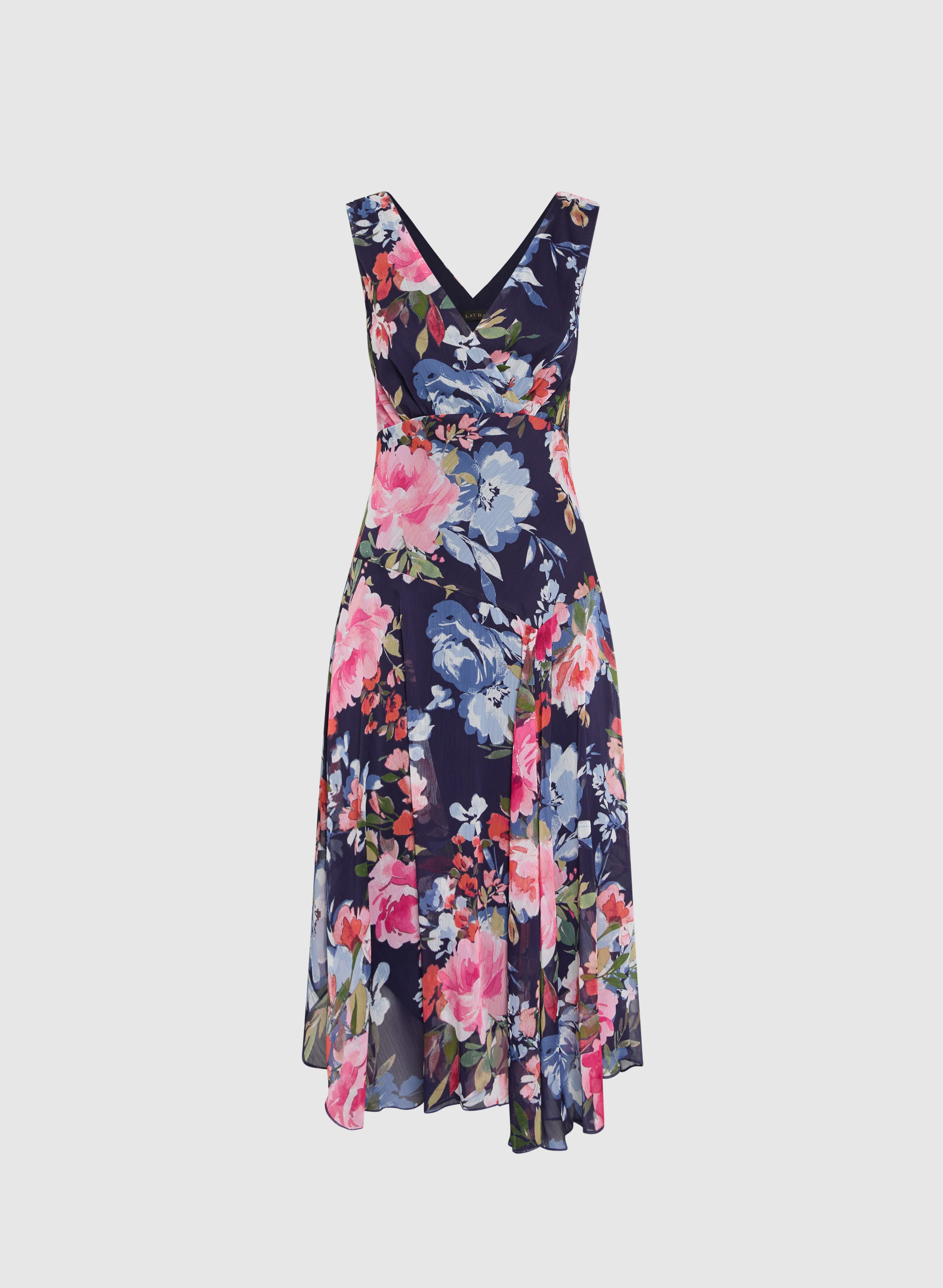Floral Chiffon Dress - Image 5