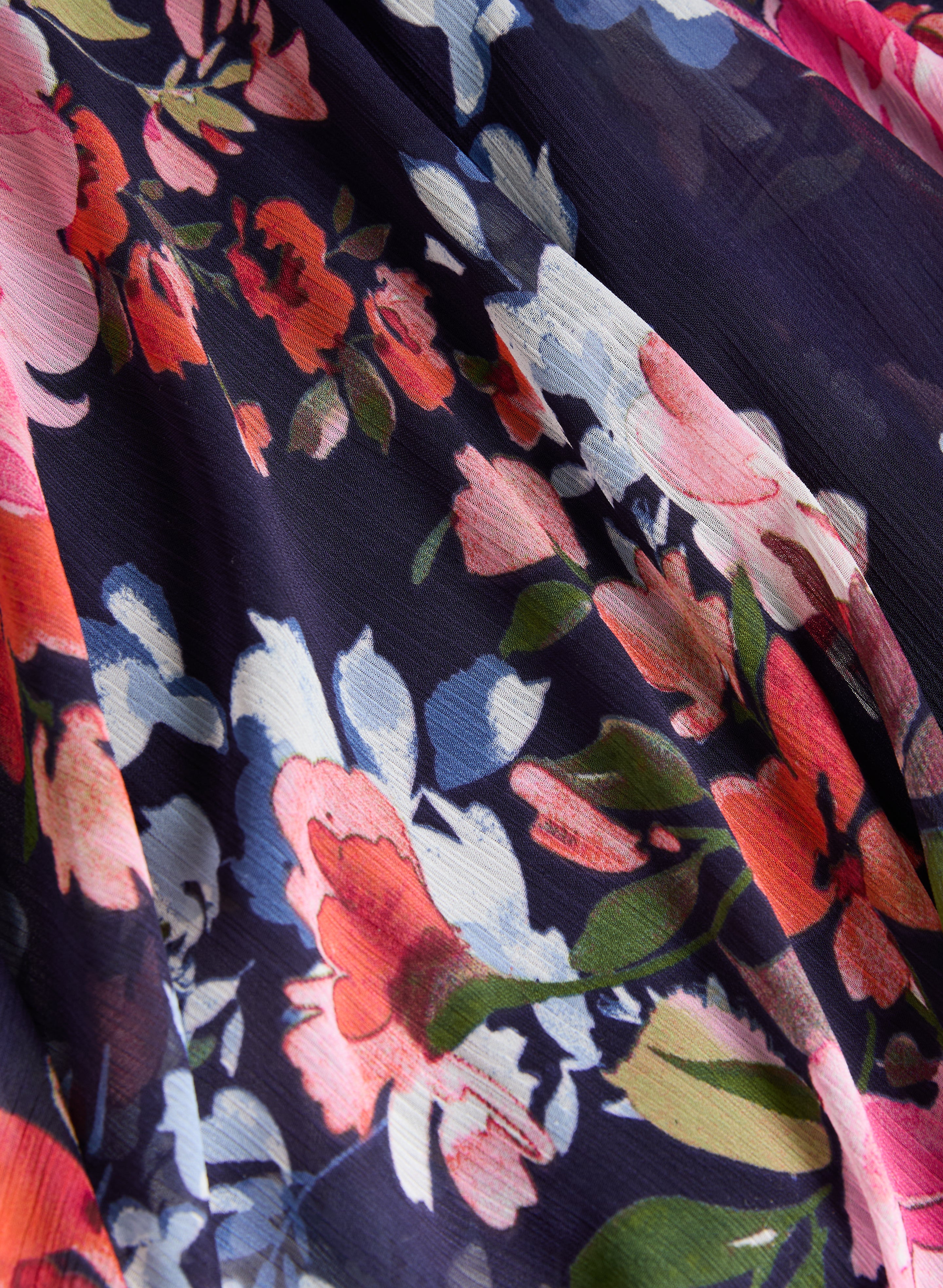 Floral Chiffon Dress - Image 6