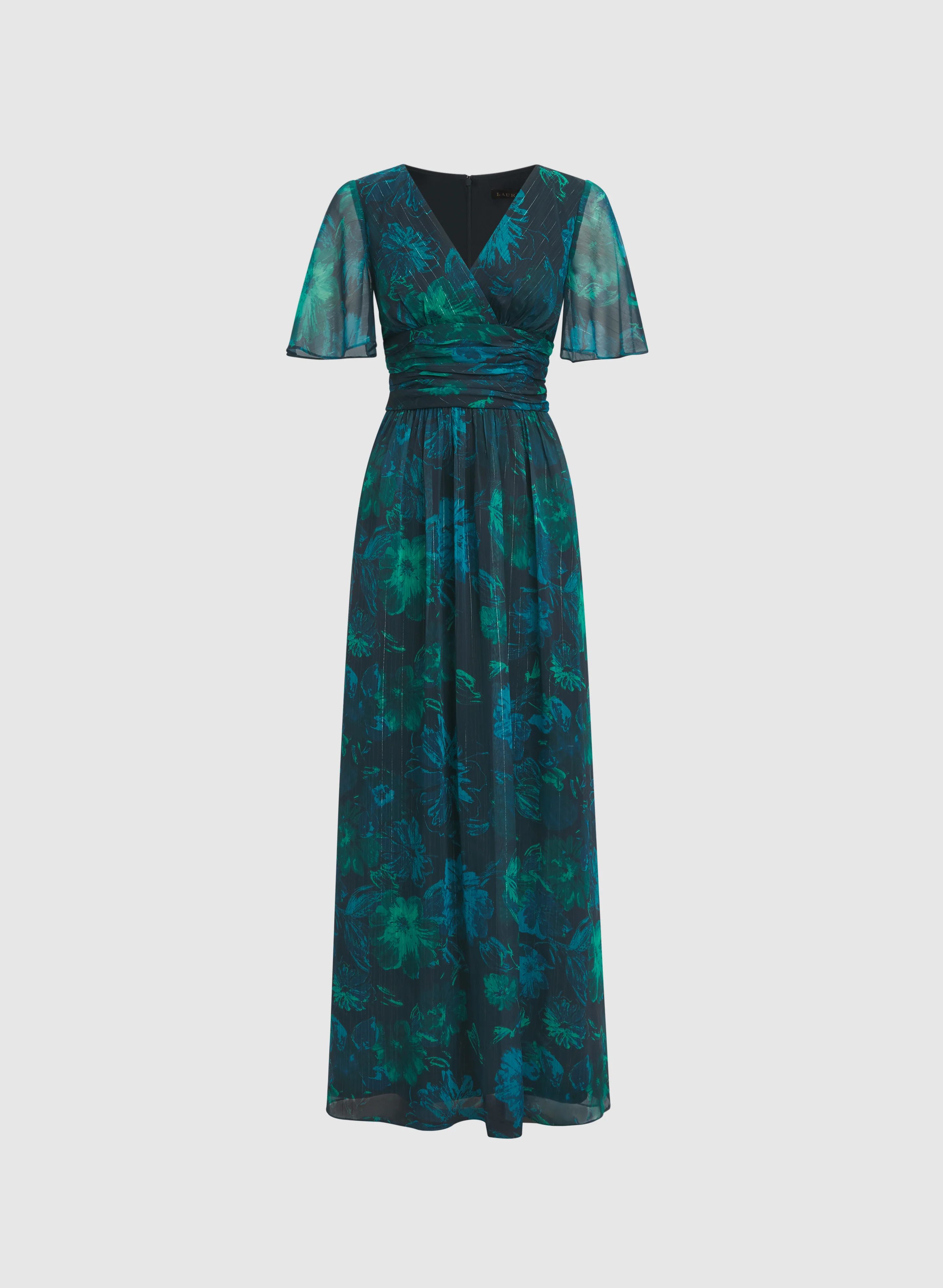 Floral Chiffon Dress - Image 5