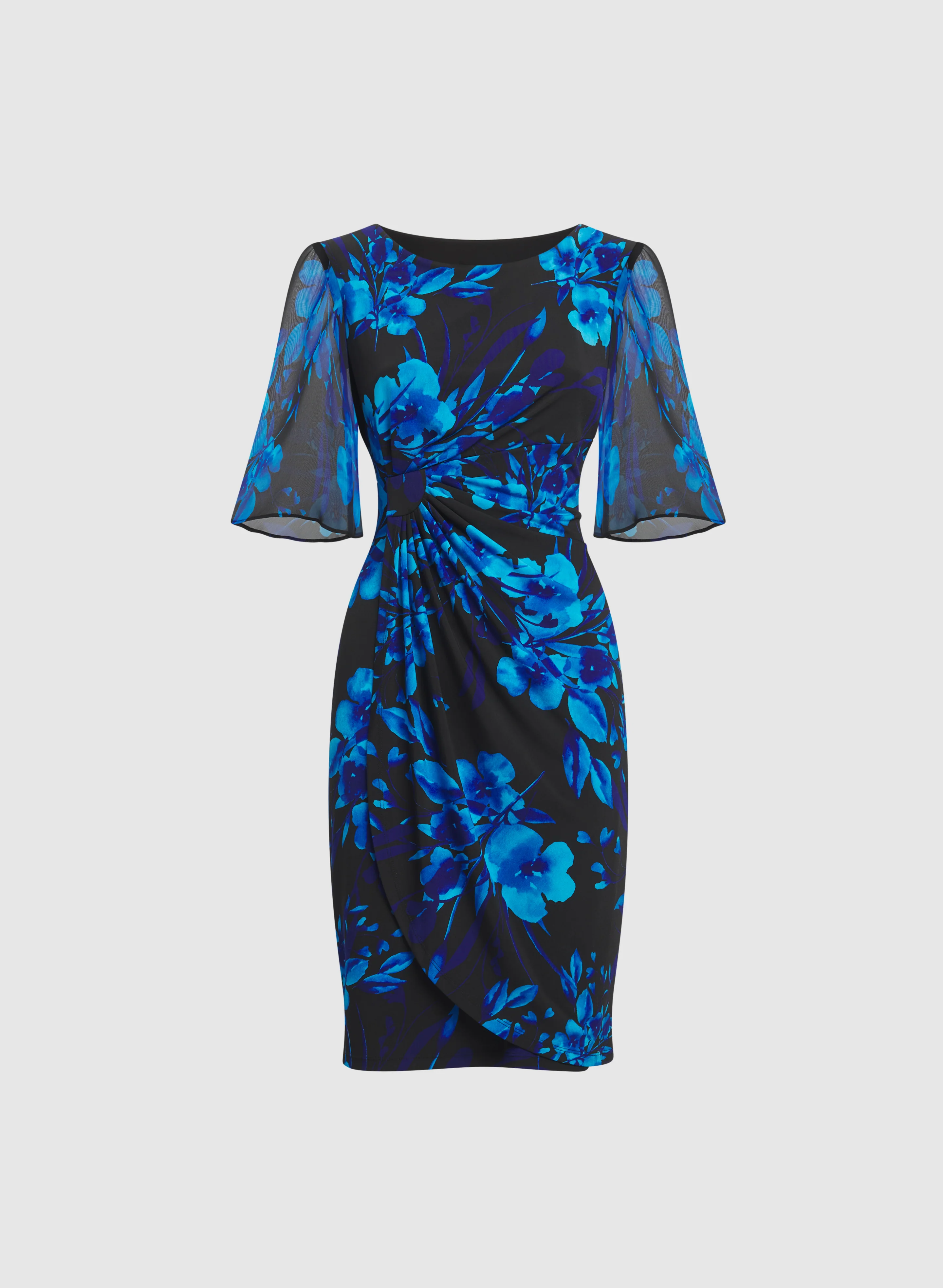 Floral Chiffon Dress - Image 5