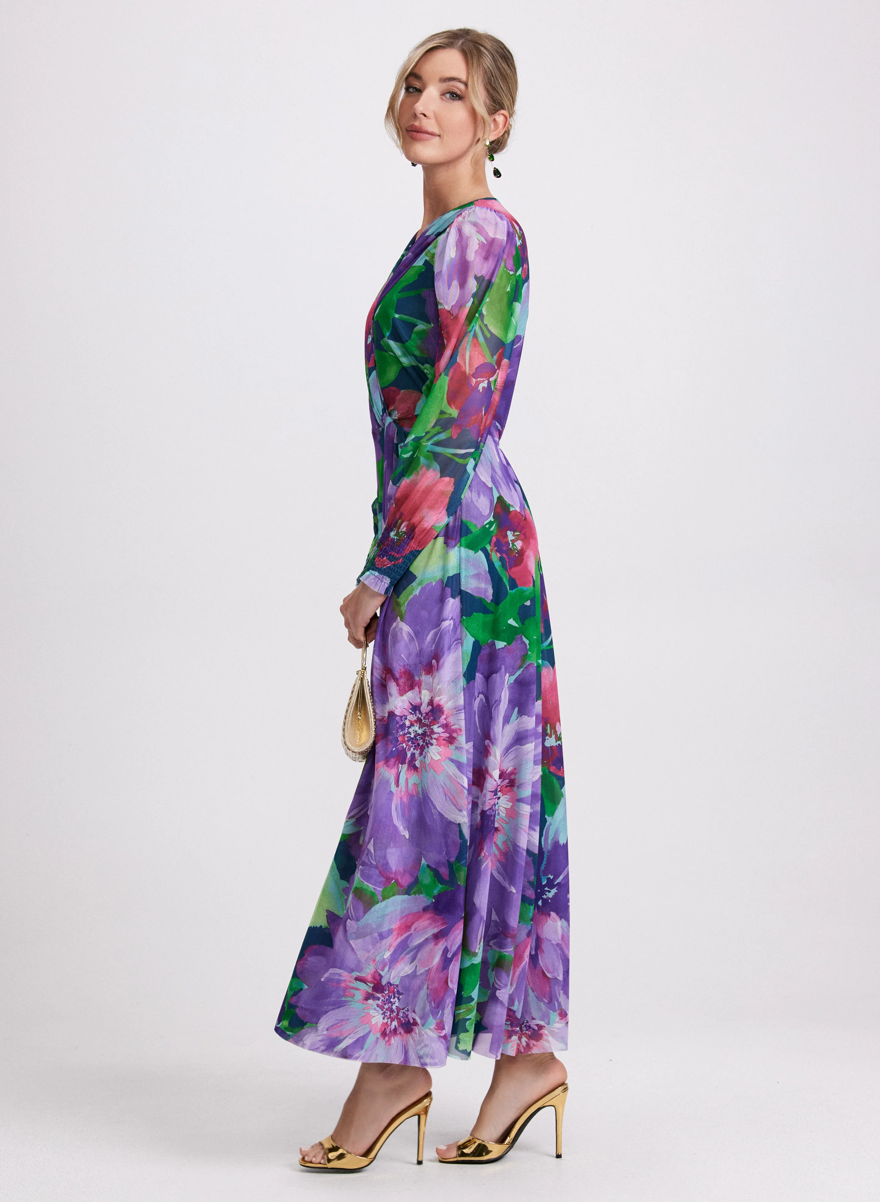 Floral Mesh Dress - Image 2