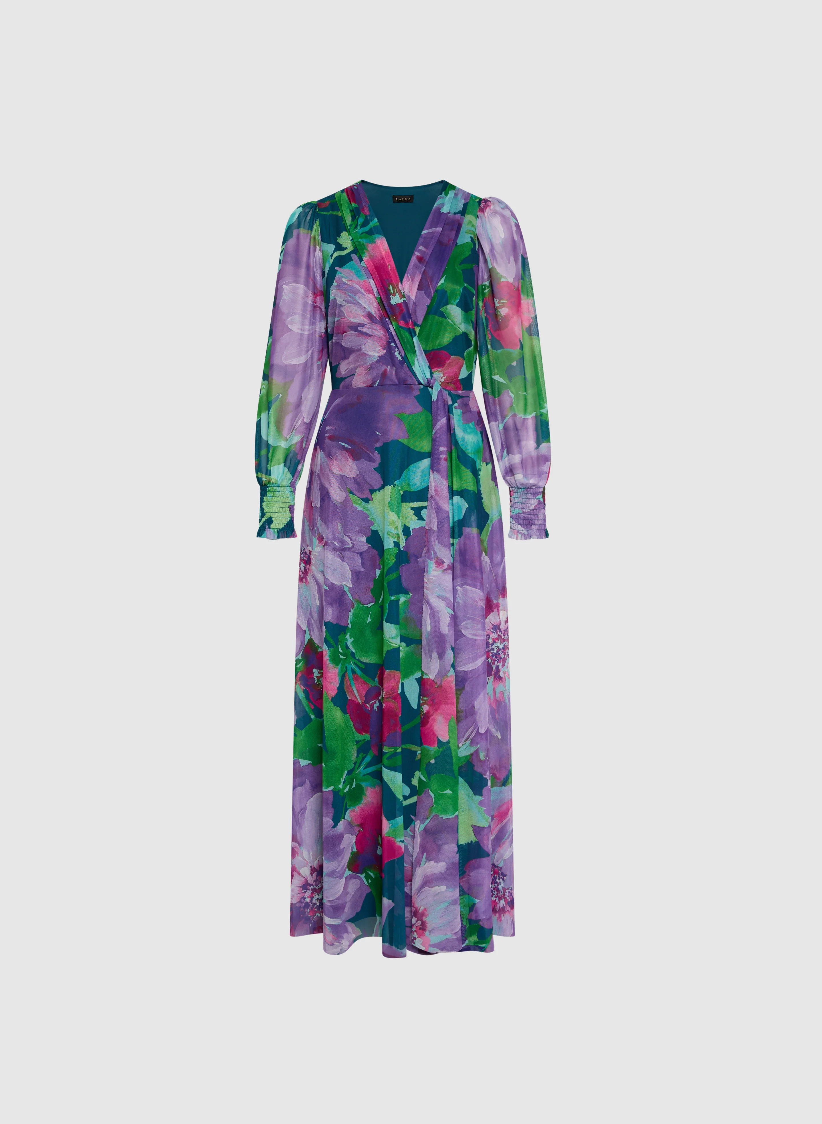 Floral Mesh Dress - Image 6