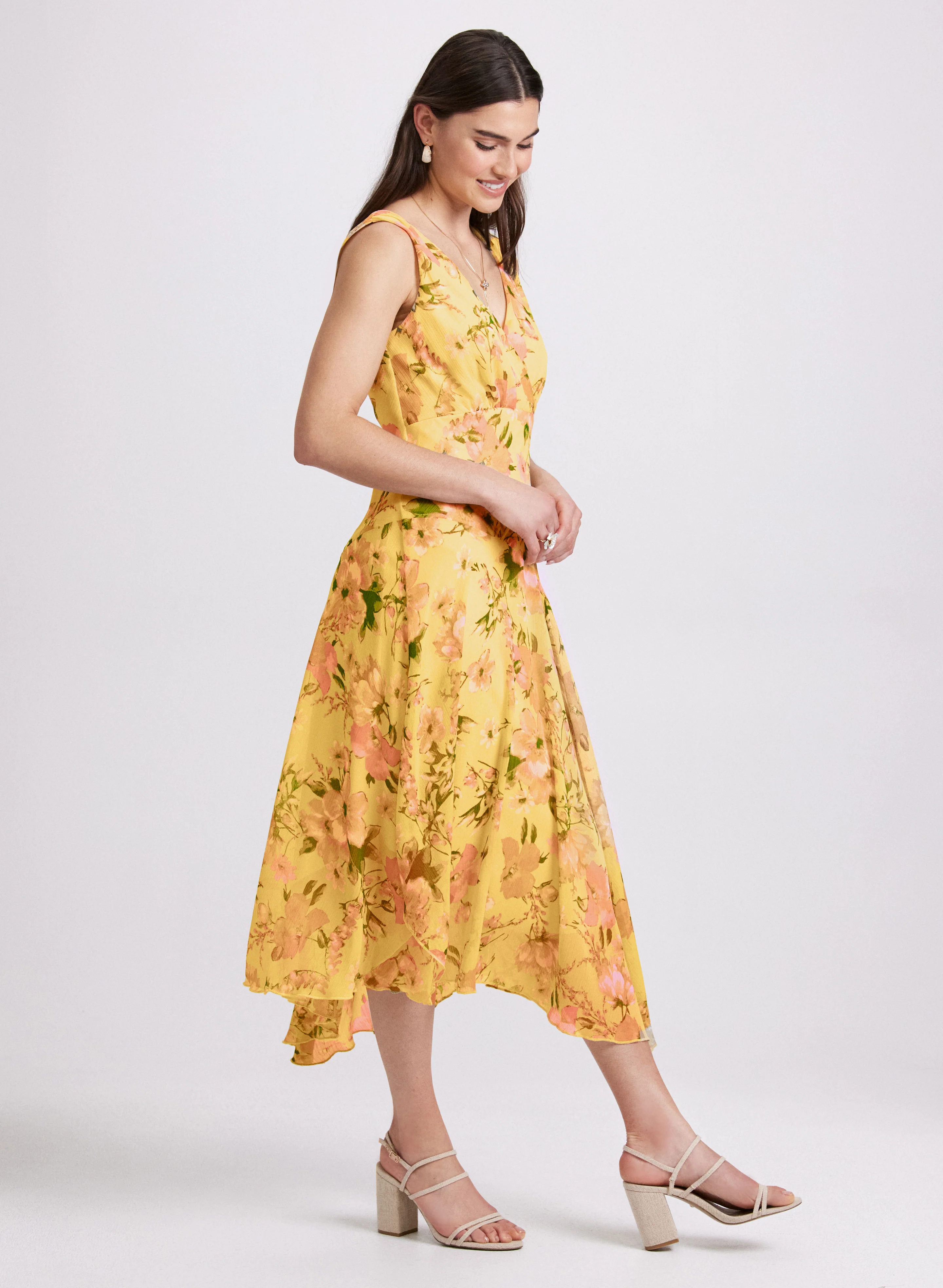 Floral Chiffon Dress - Image 2