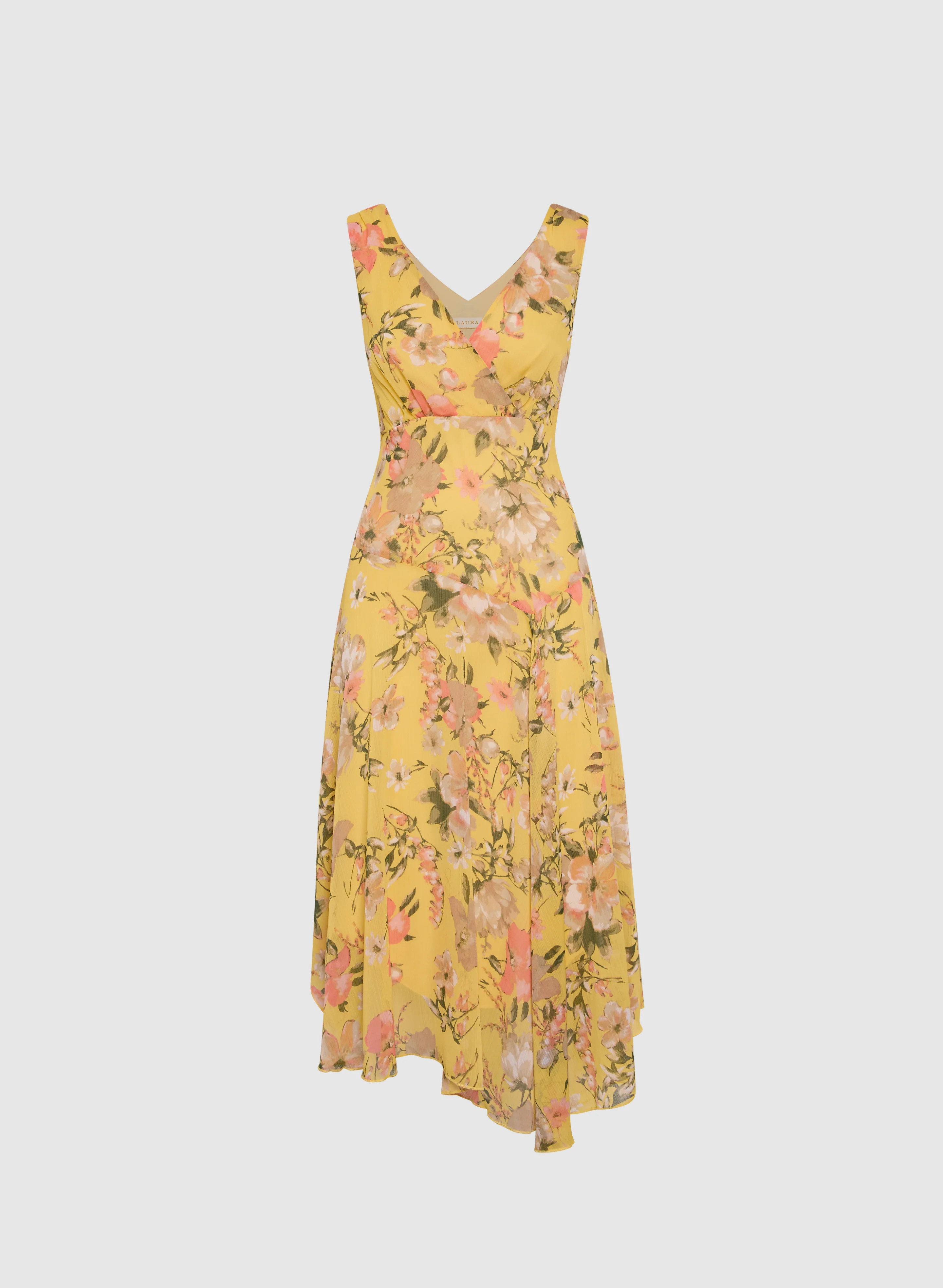 Floral Chiffon Dress - Image 6