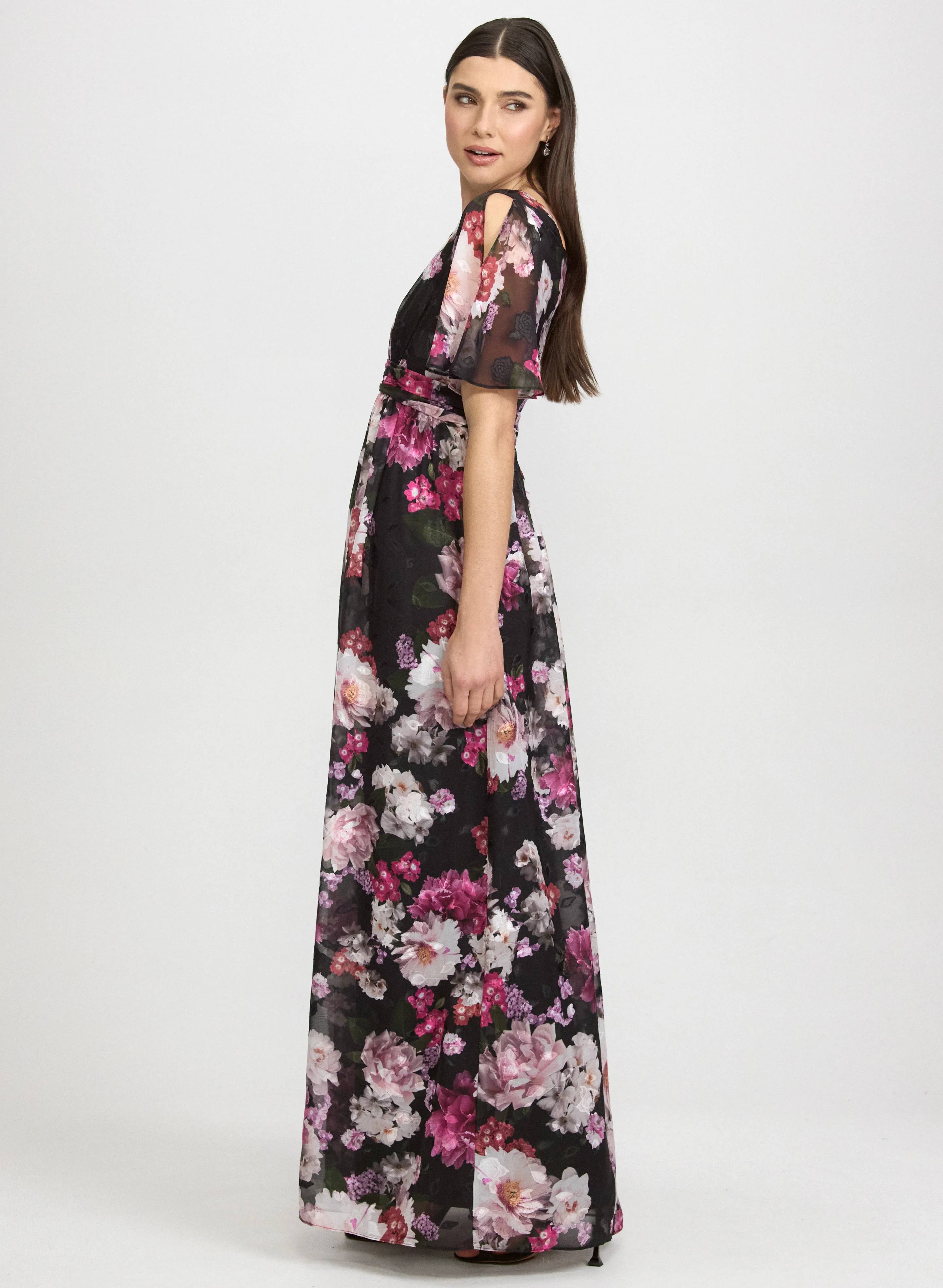 Floral Chiffon Maxi Dress - Image 2
