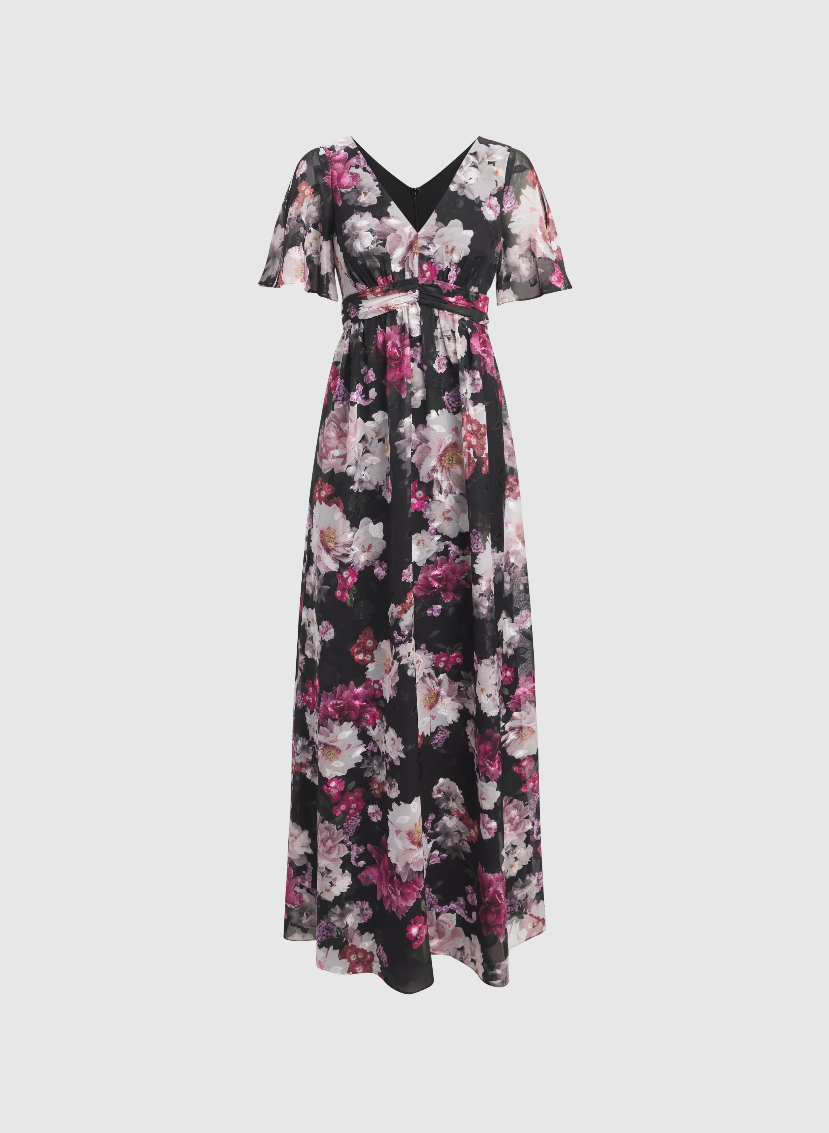 Floral Chiffon Maxi Dress - Image 5