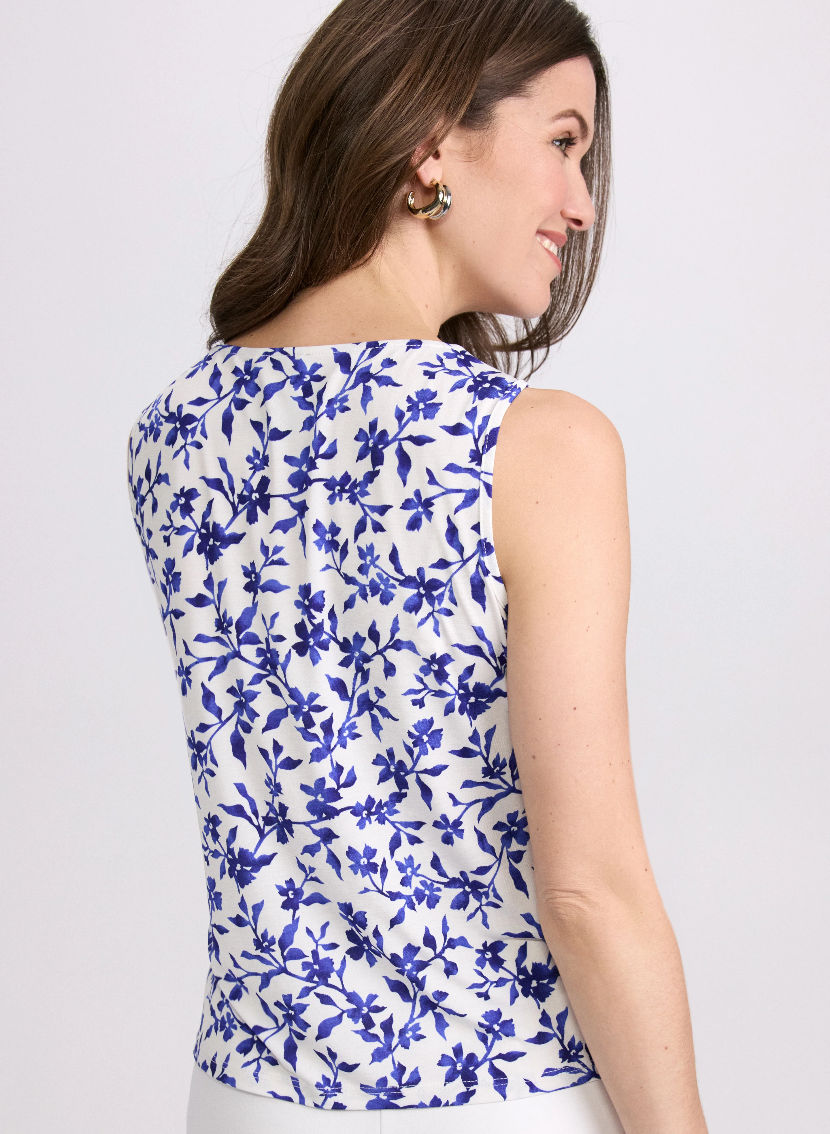 Floral Draped Top - Image 4