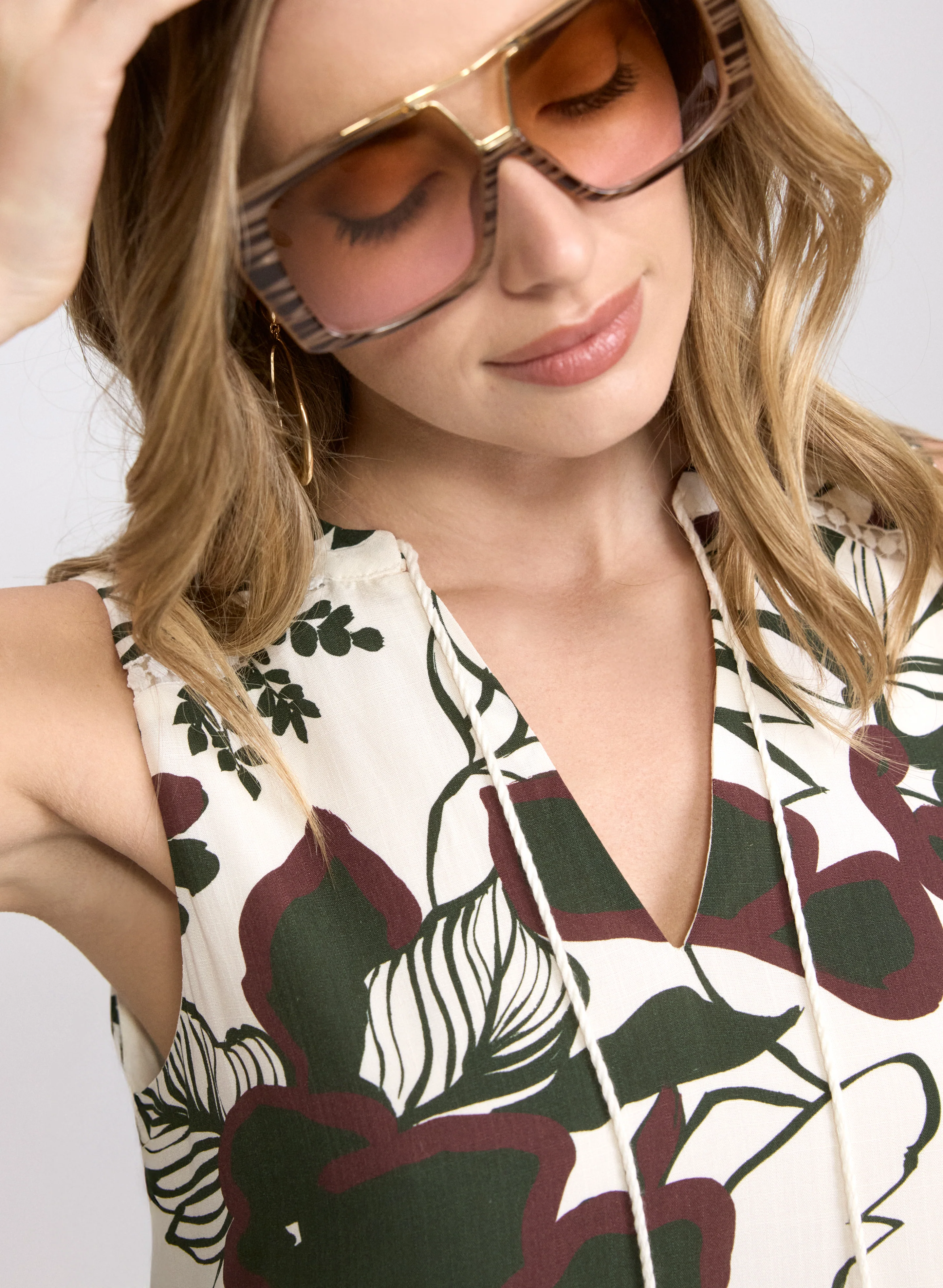 Floral Drop-Waist Dress - Image 2