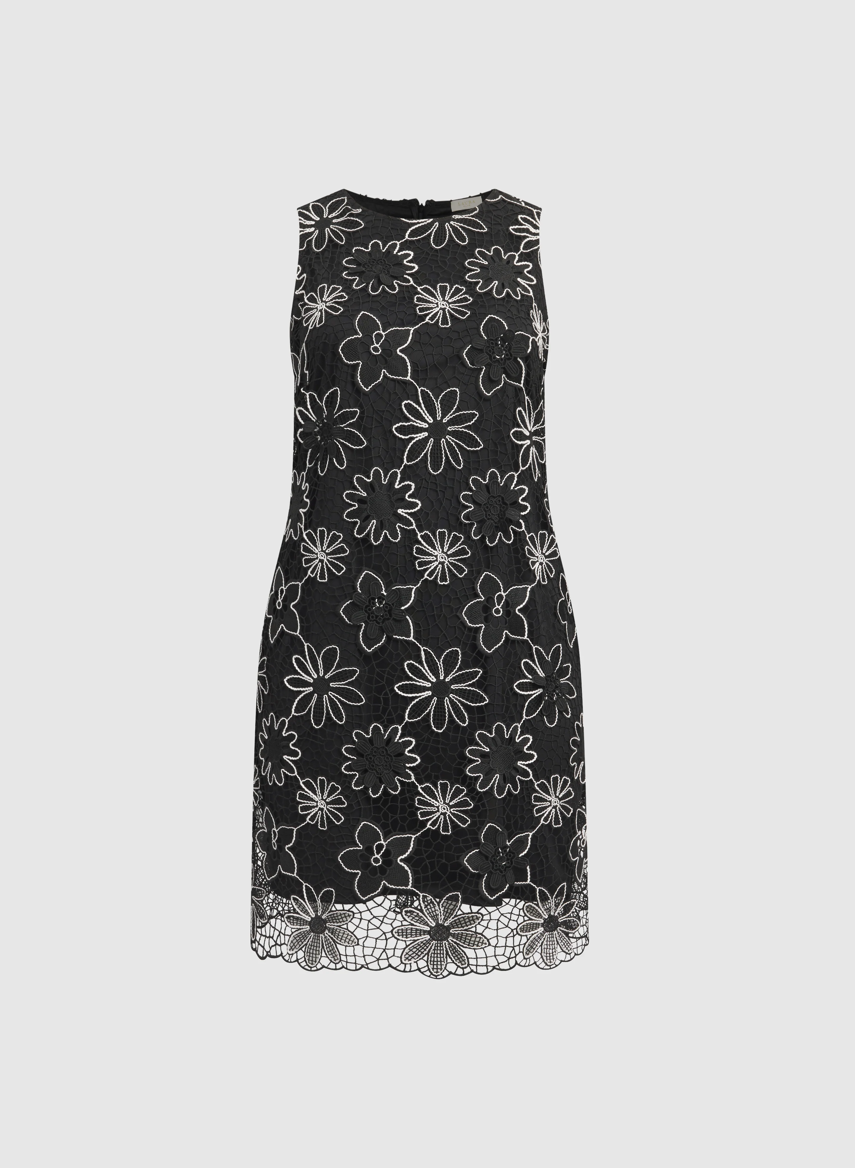 Floral Embroidered Crochet Dress - Image 6