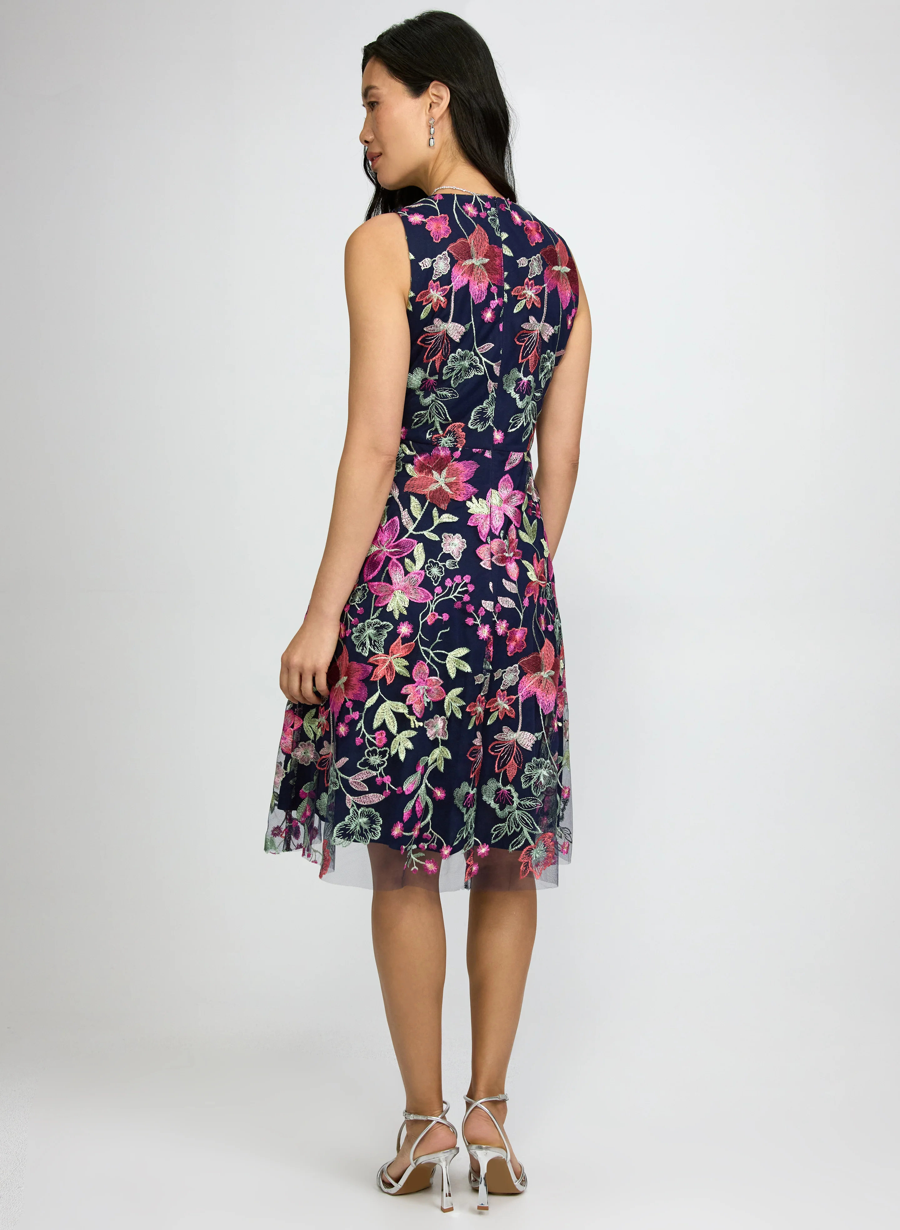 Floral Embroidered Dress - Image 4