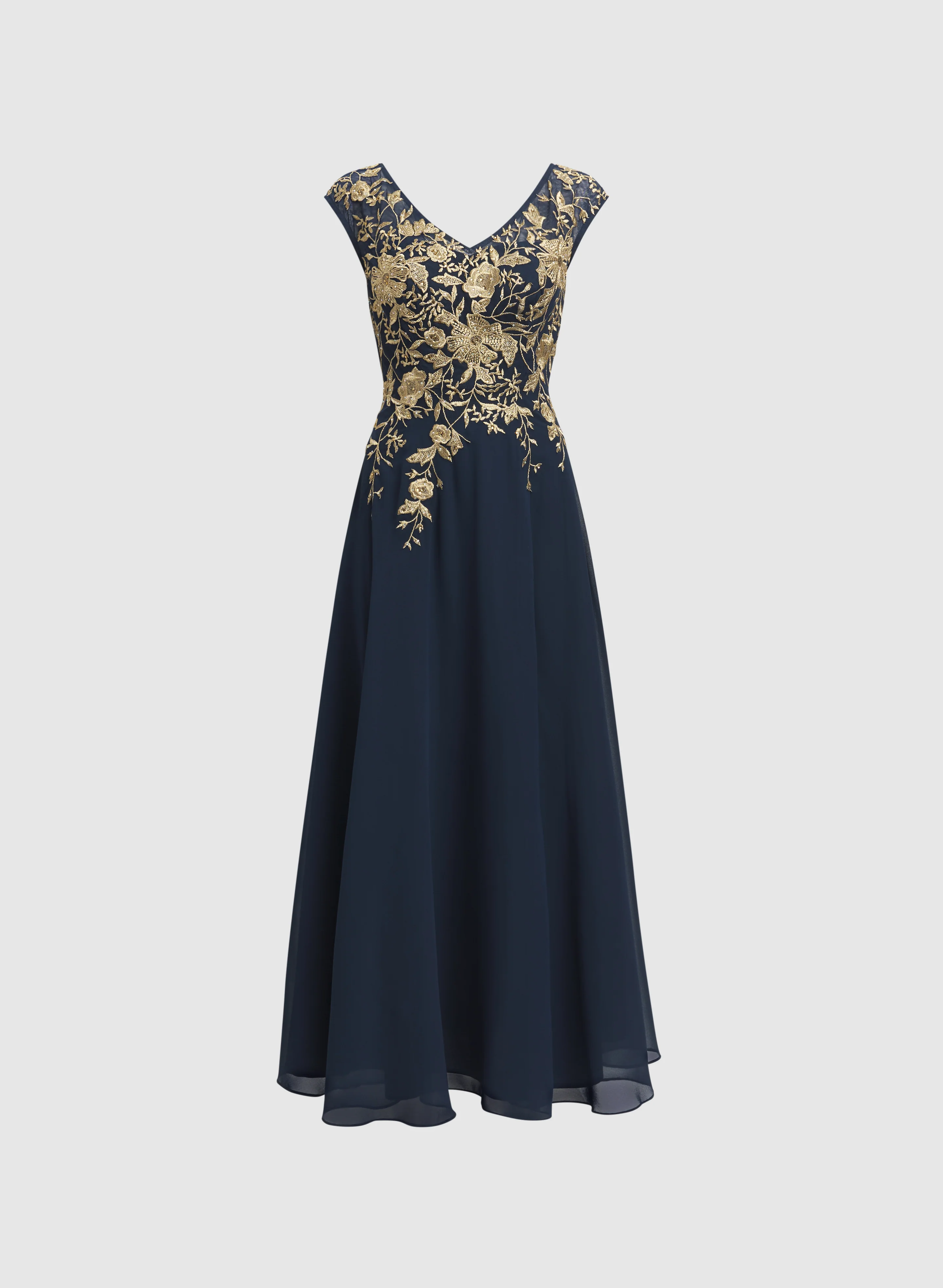 Floral Embroidered Dress - Image 6