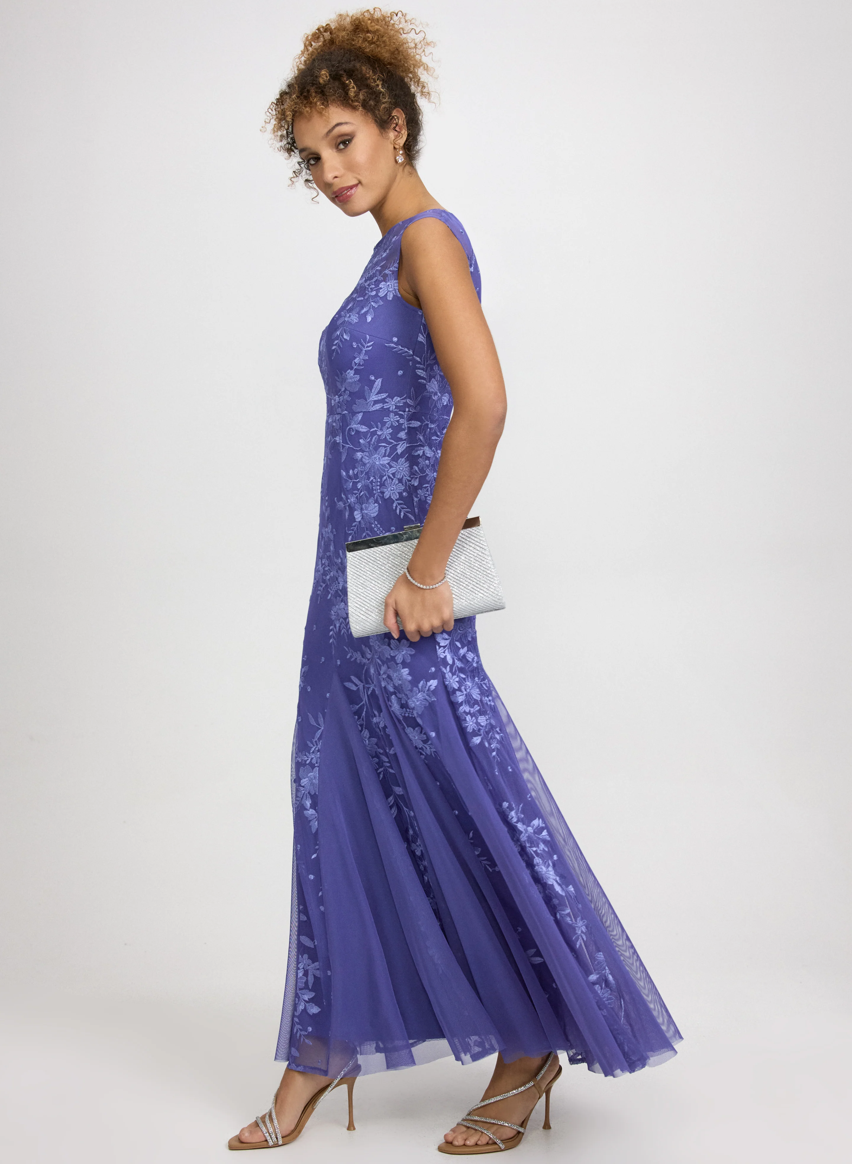 Floral Embroidered Dress - Image 2