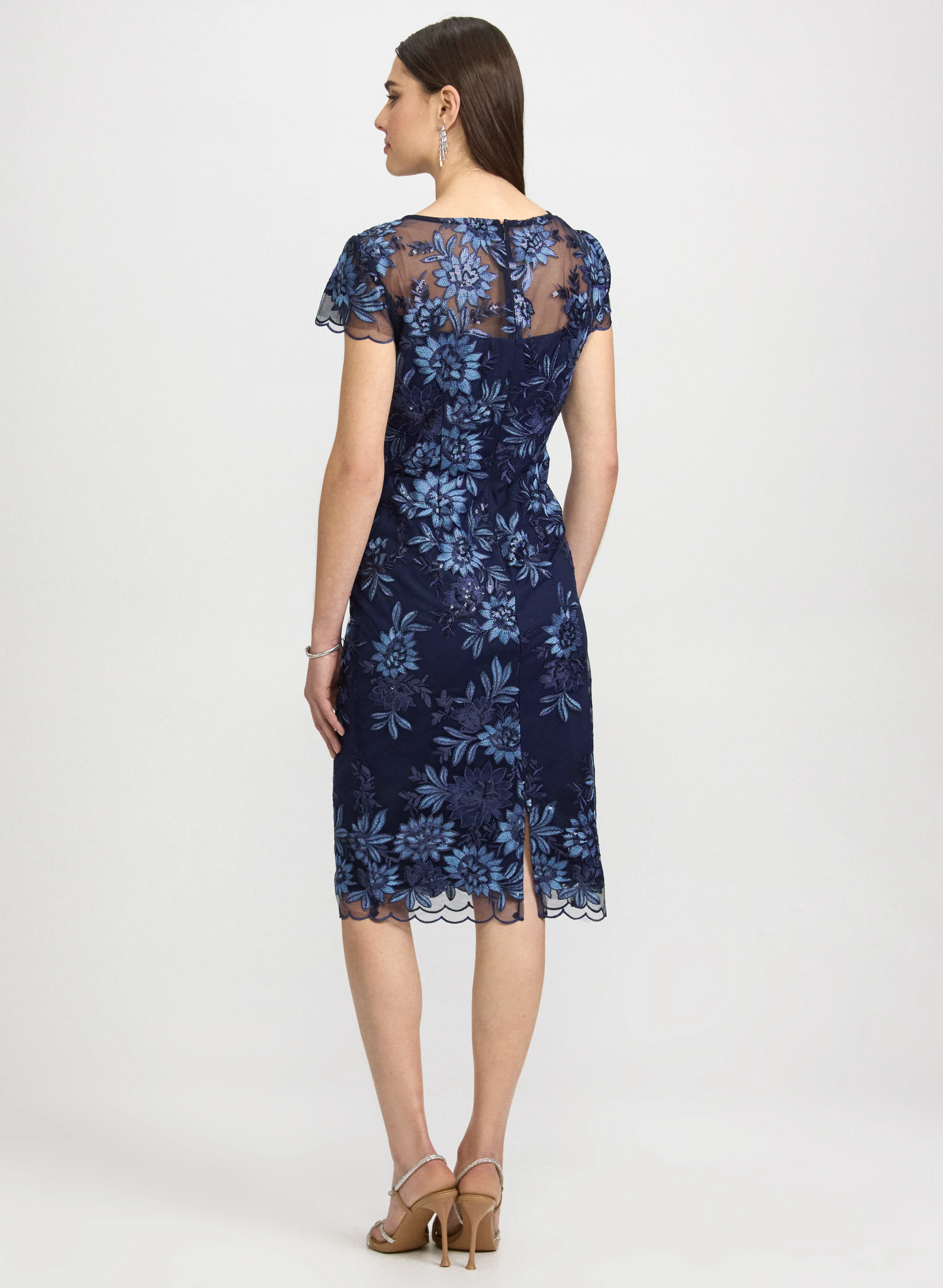 Floral Embroidered Dress - Image 4