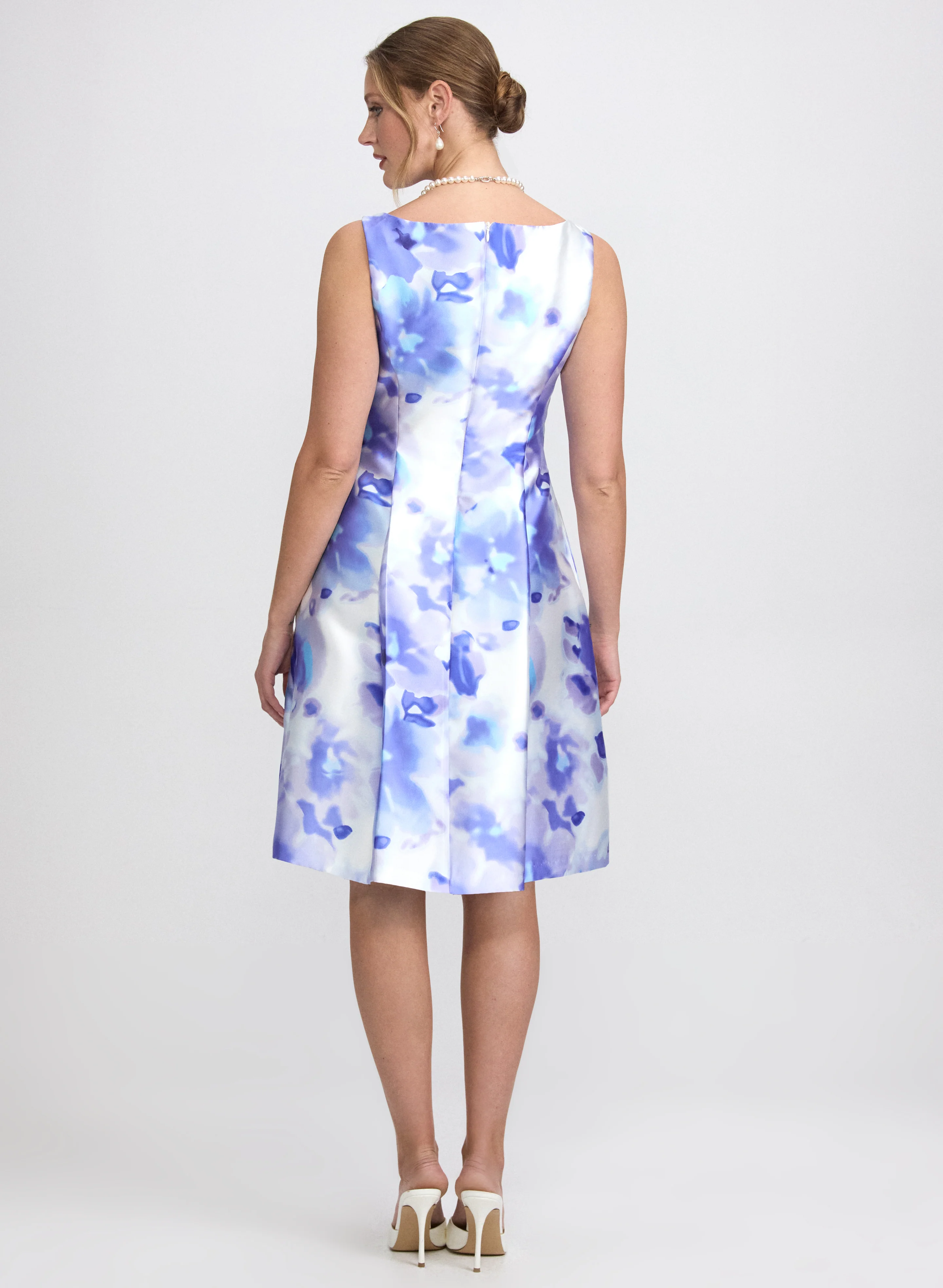 Floral Fit and Flare Dress - Image 4
