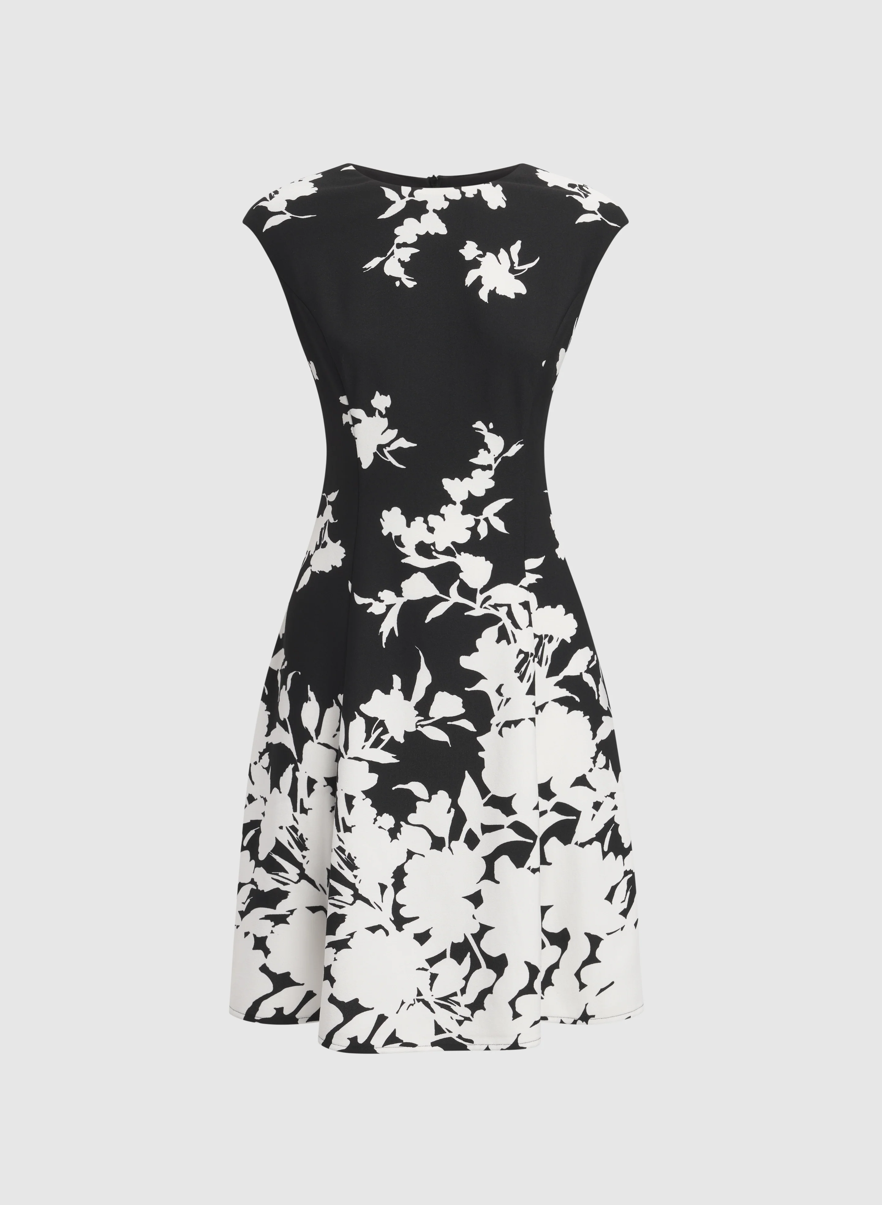 Floral Fit & Flare Dress - Image 5