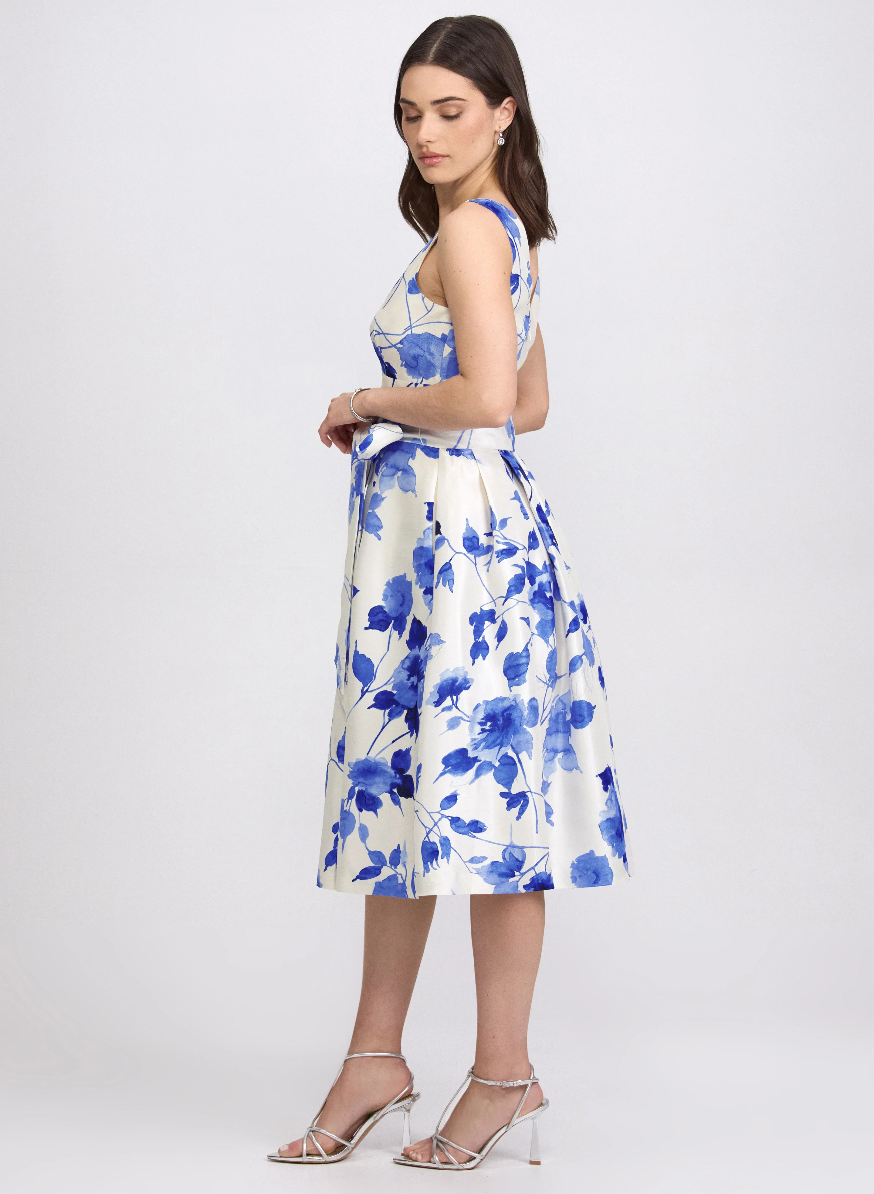 Floral Fit & Flare Dress - Image 2