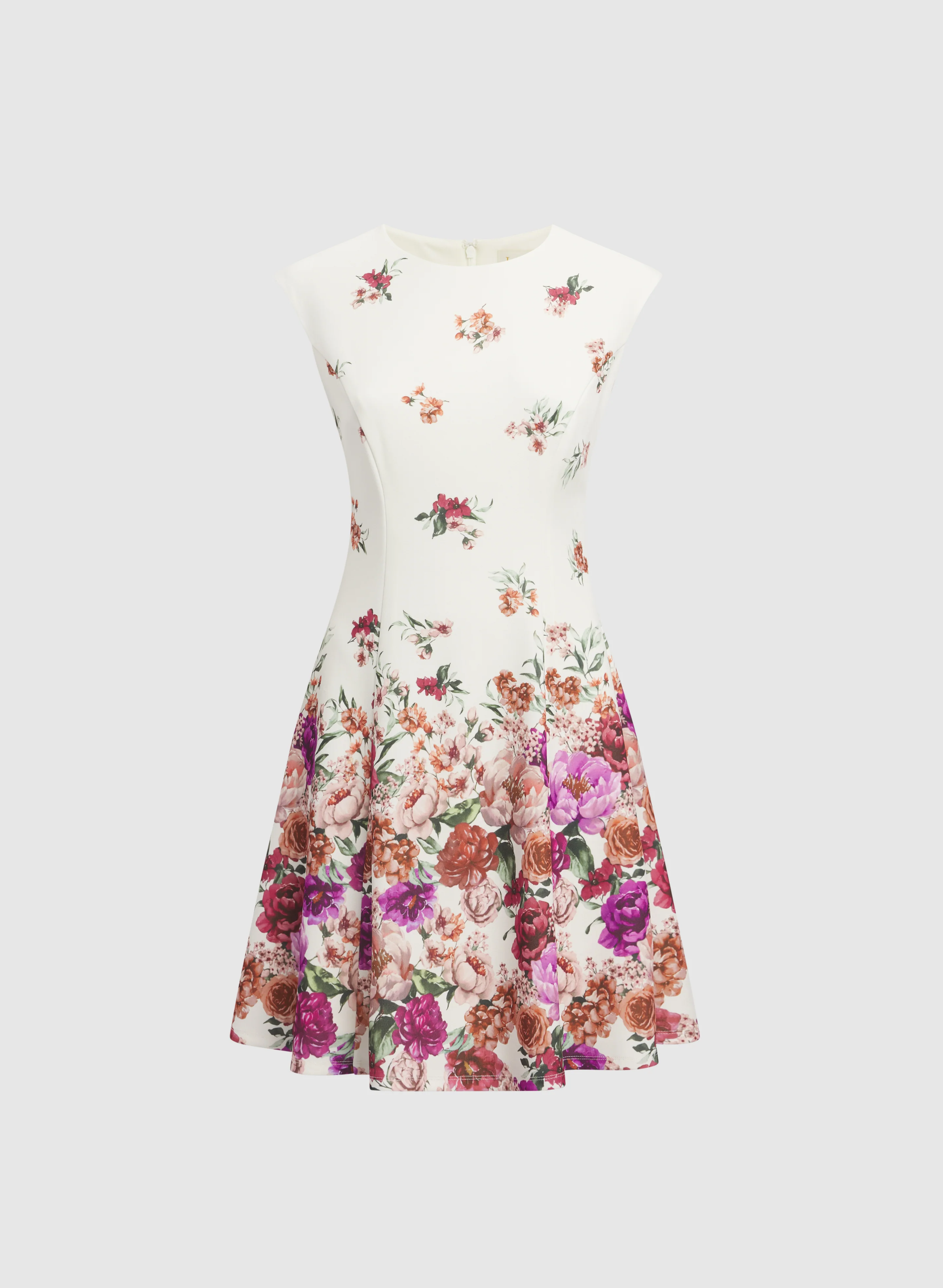 Floral Fit & Flare Dress - Image 6