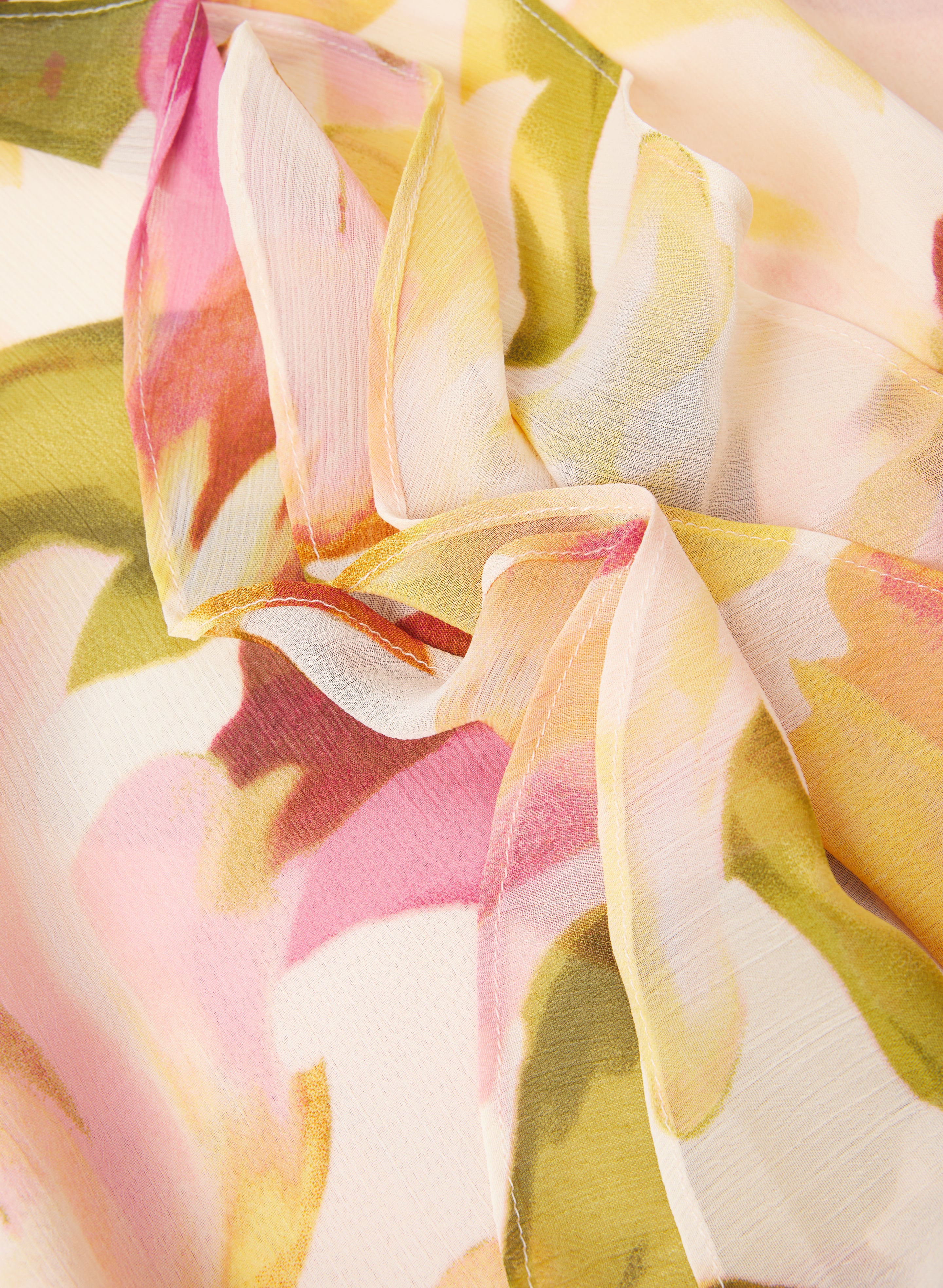 Floral Flounce Detail Blouse - Image 7