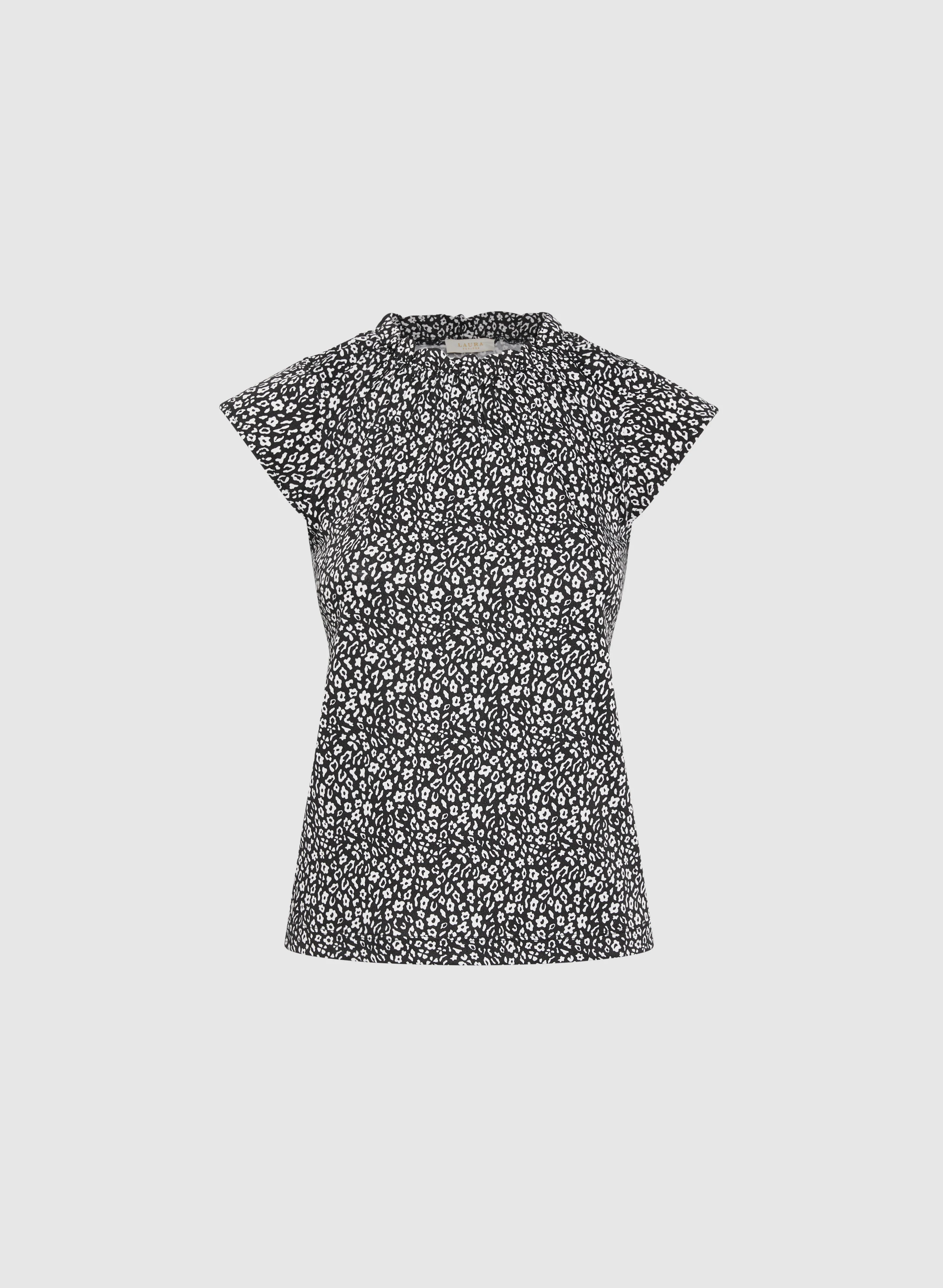Floral Flutter Sleeve Top - Image 6