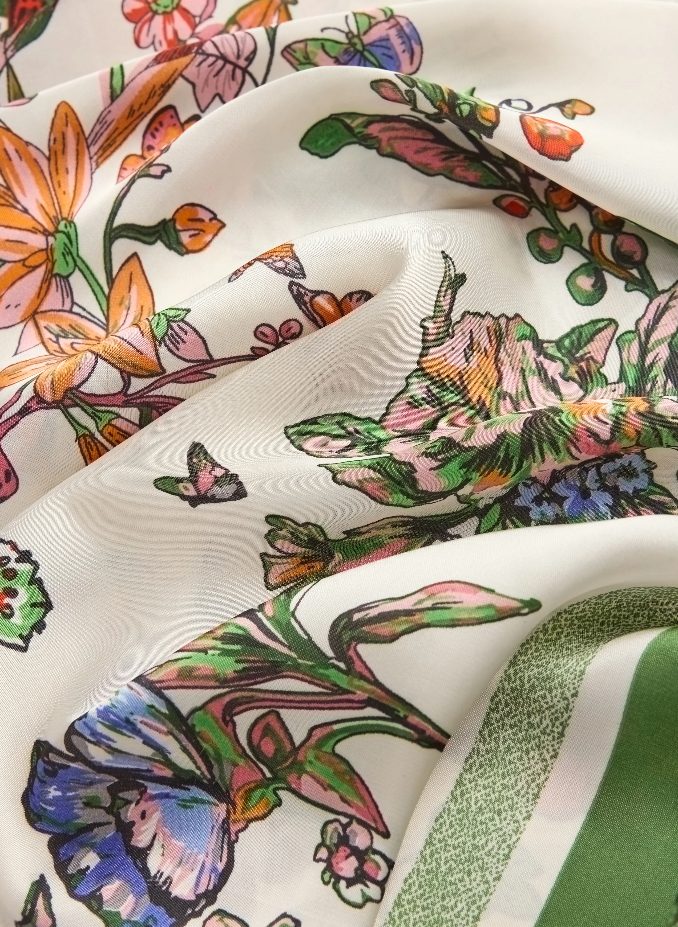Floral Foliage Scarf - Image 2