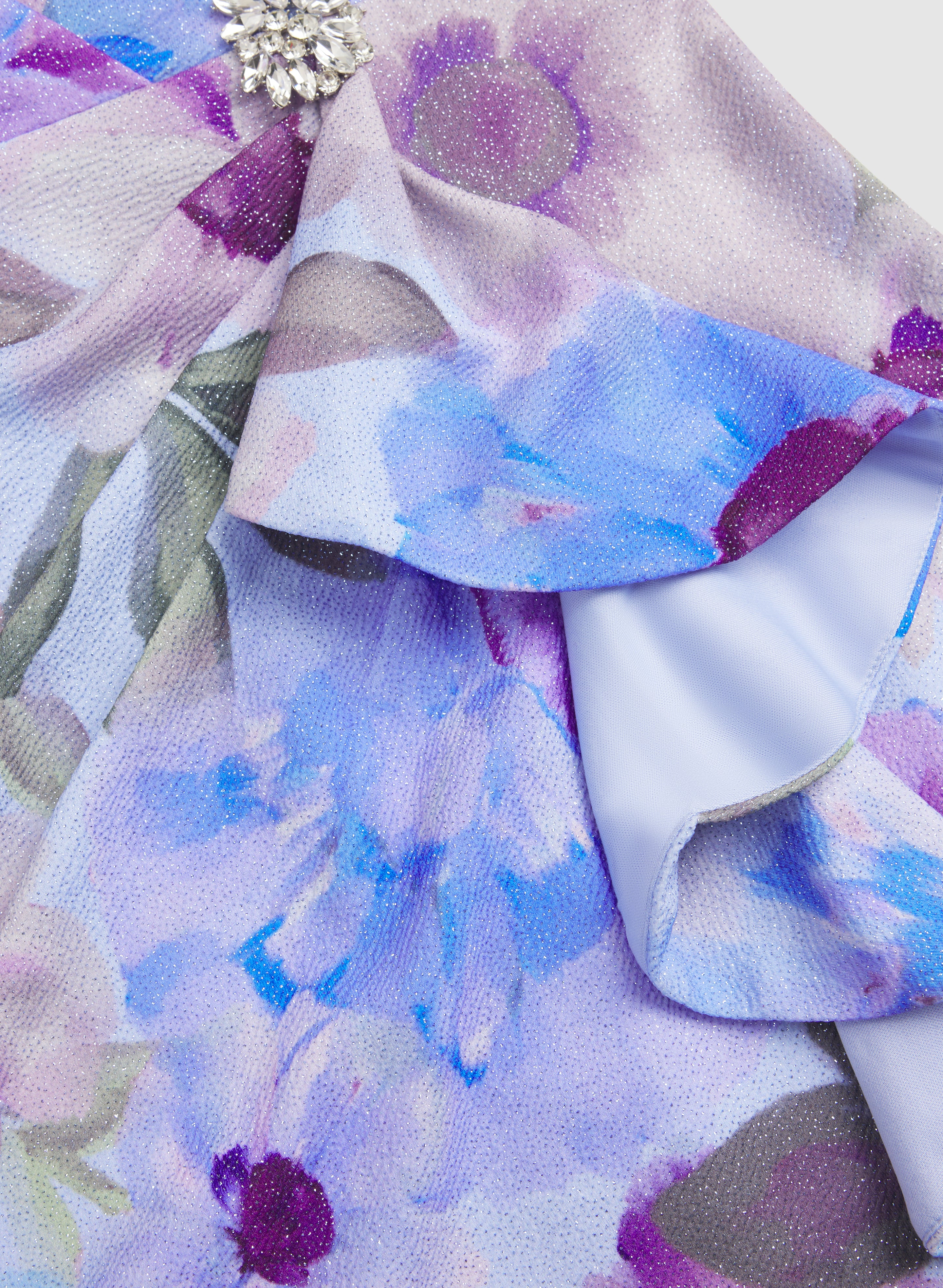 Floral Glitter Dress - Image 6