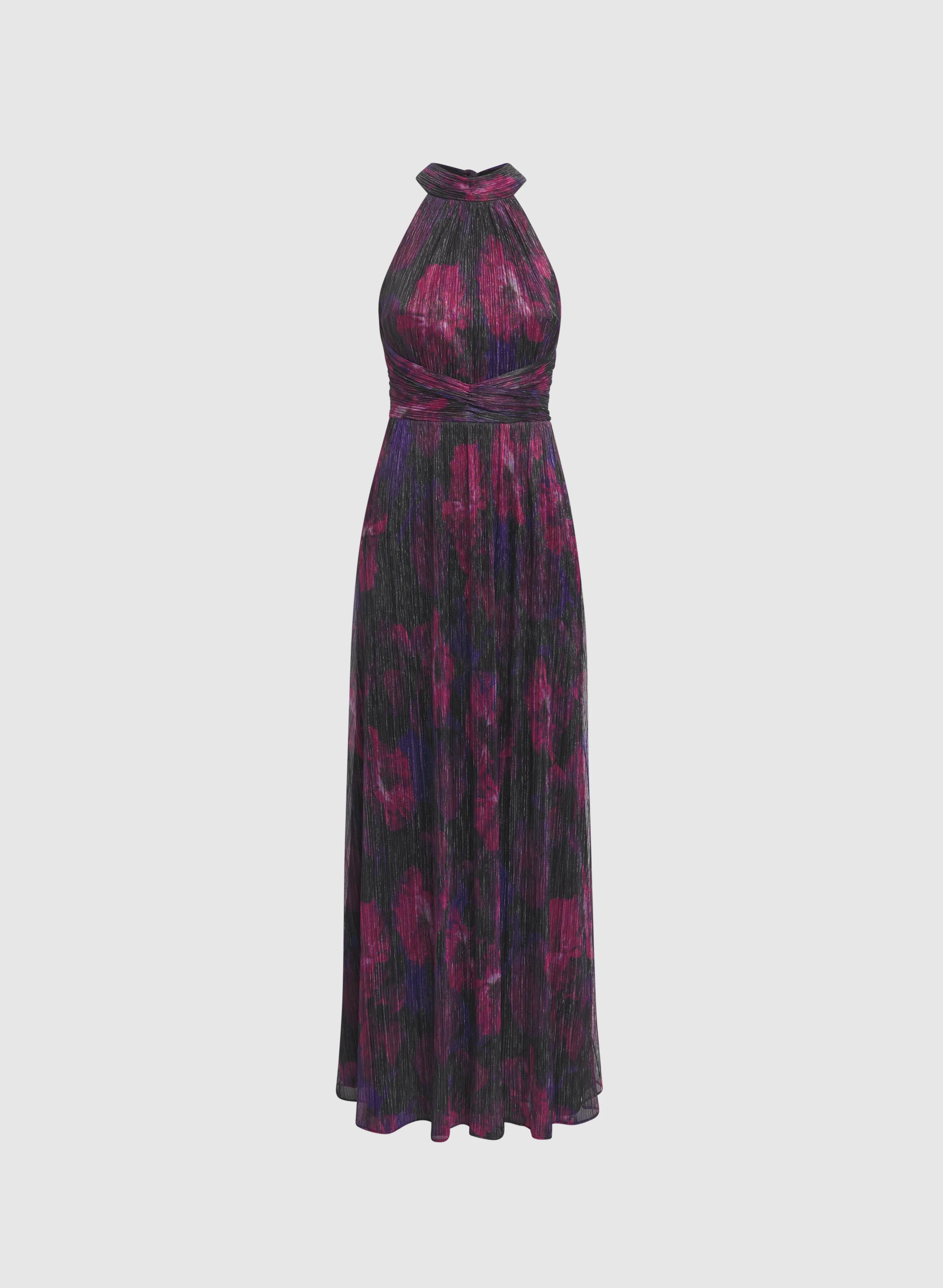 Floral Halter Neck Dress - Image 5