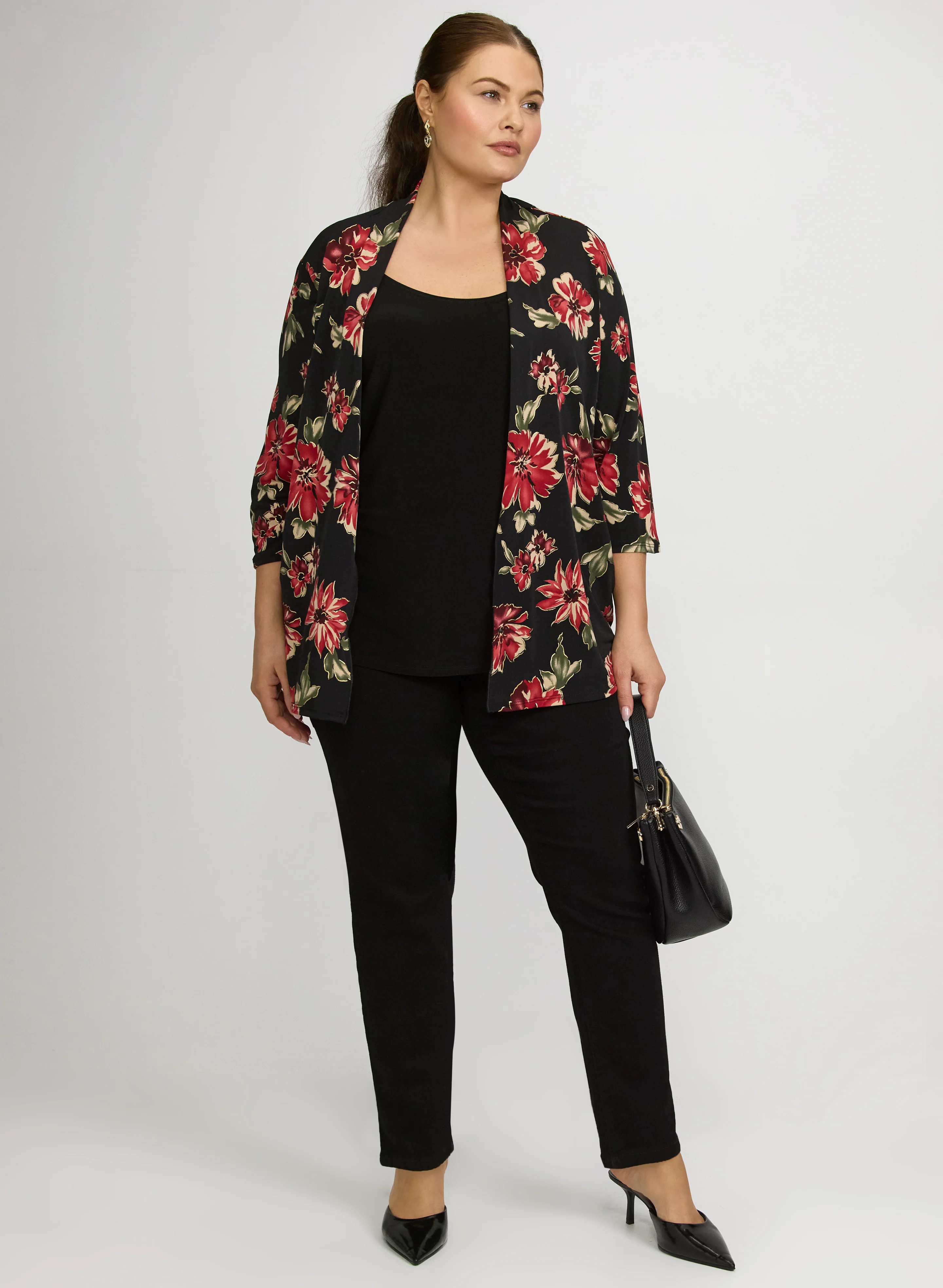 Floral Illusion Layered Top - Image 3