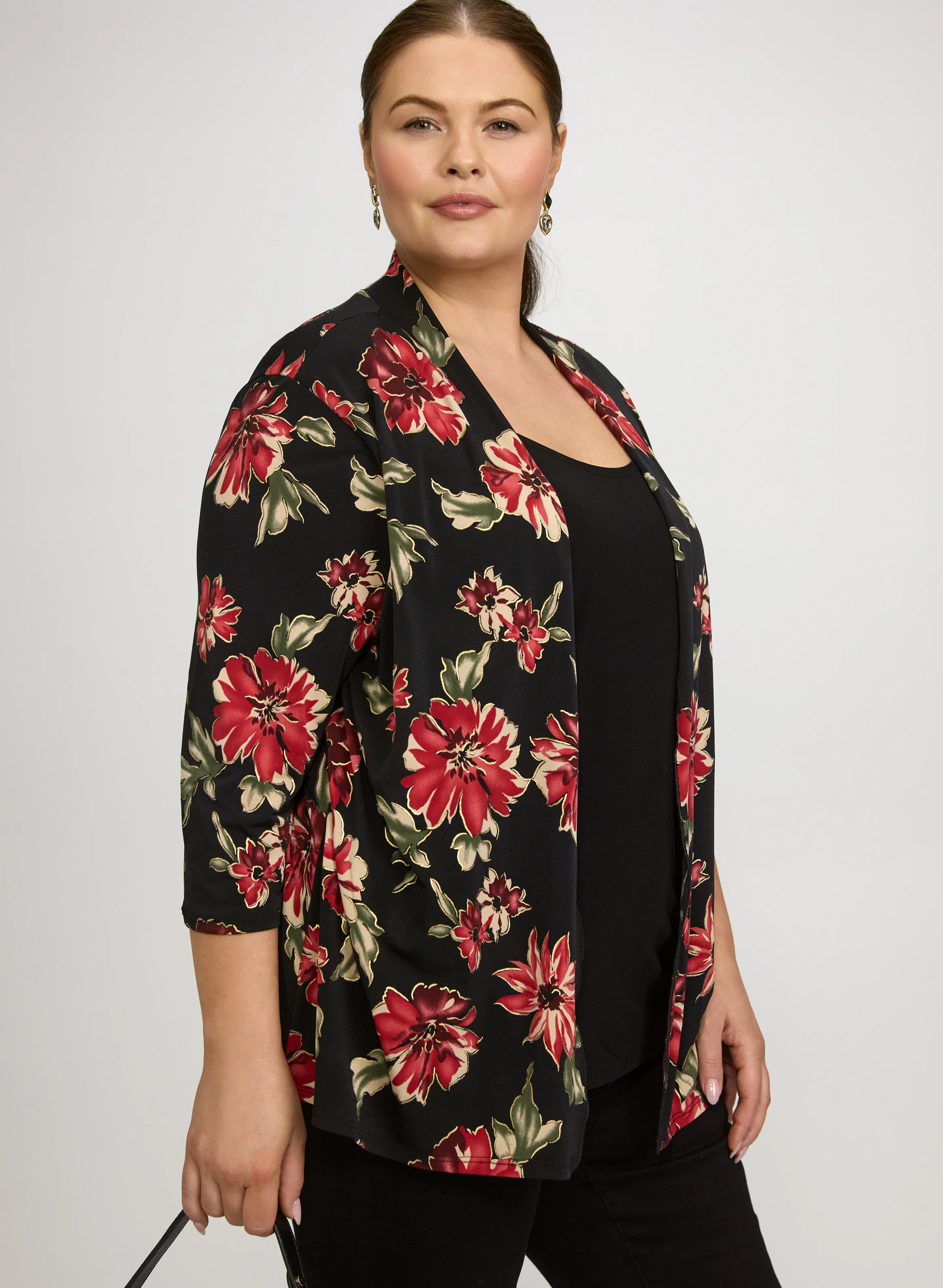 Floral Illusion Layered Top - Image 5