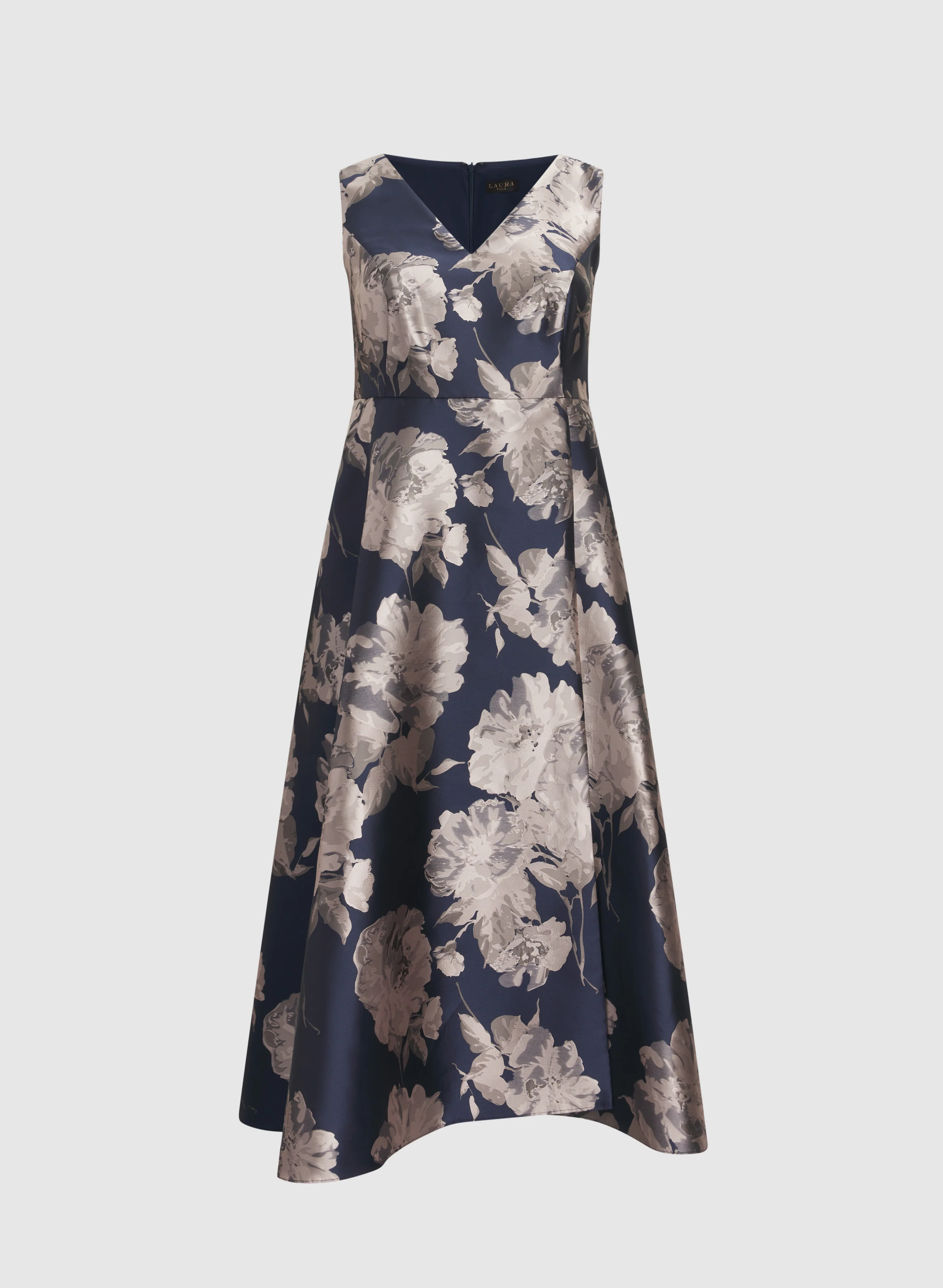 Floral Jacquard Dress - Image 5