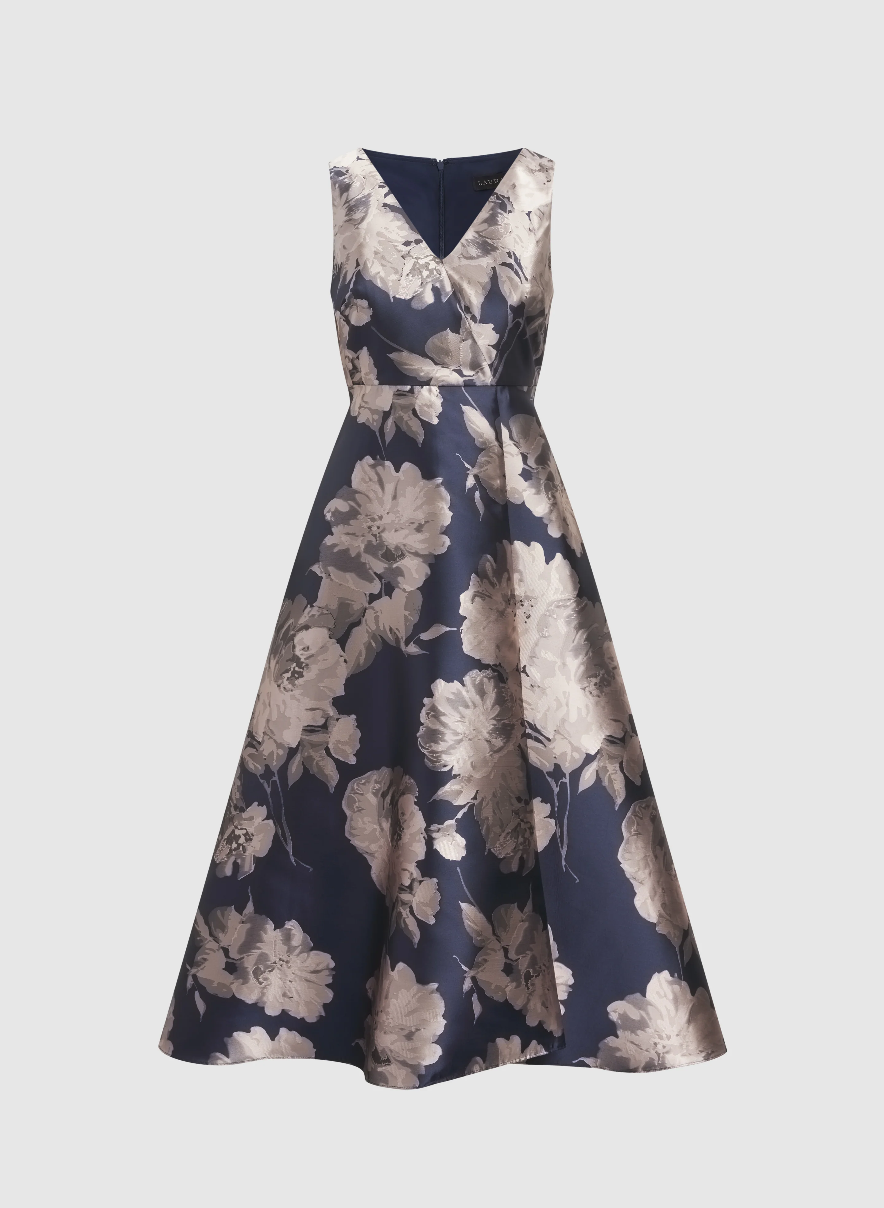 Floral Jacquard Dress - Image 5