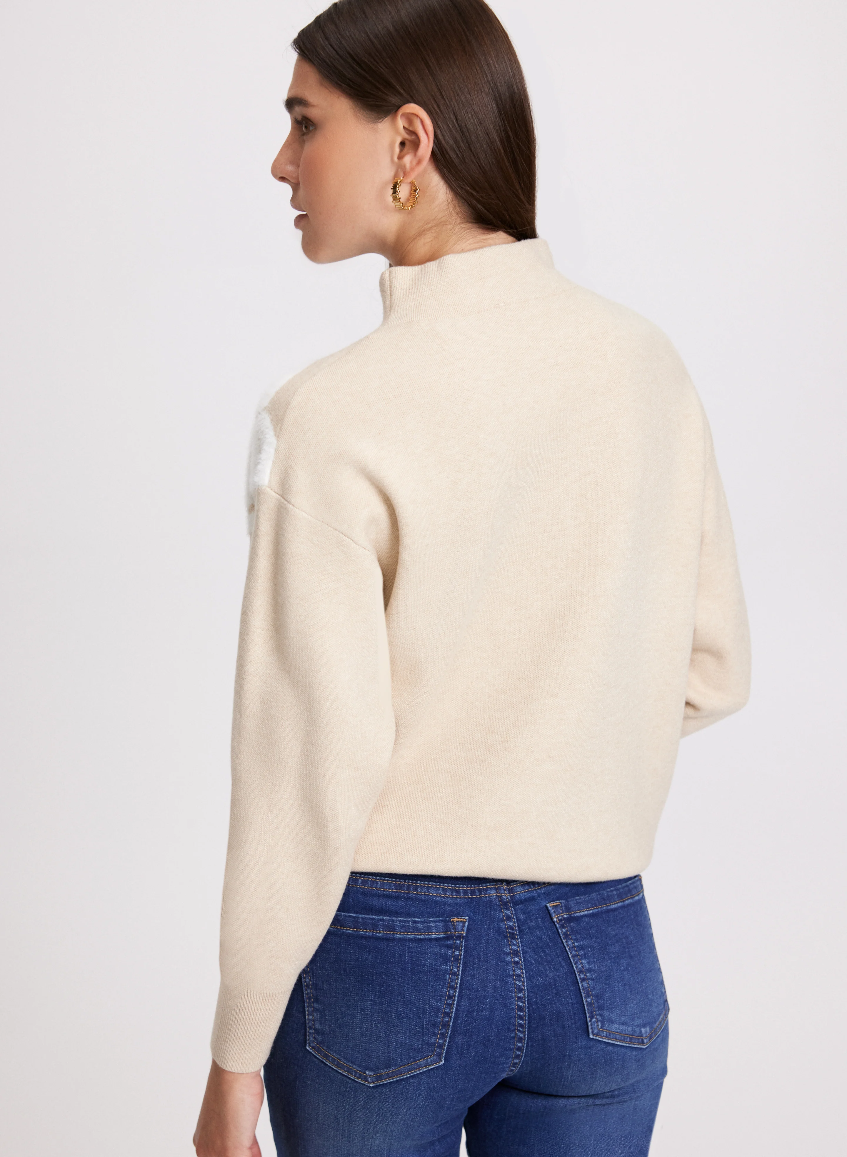 Floral Jacquard Sweater - Image 3