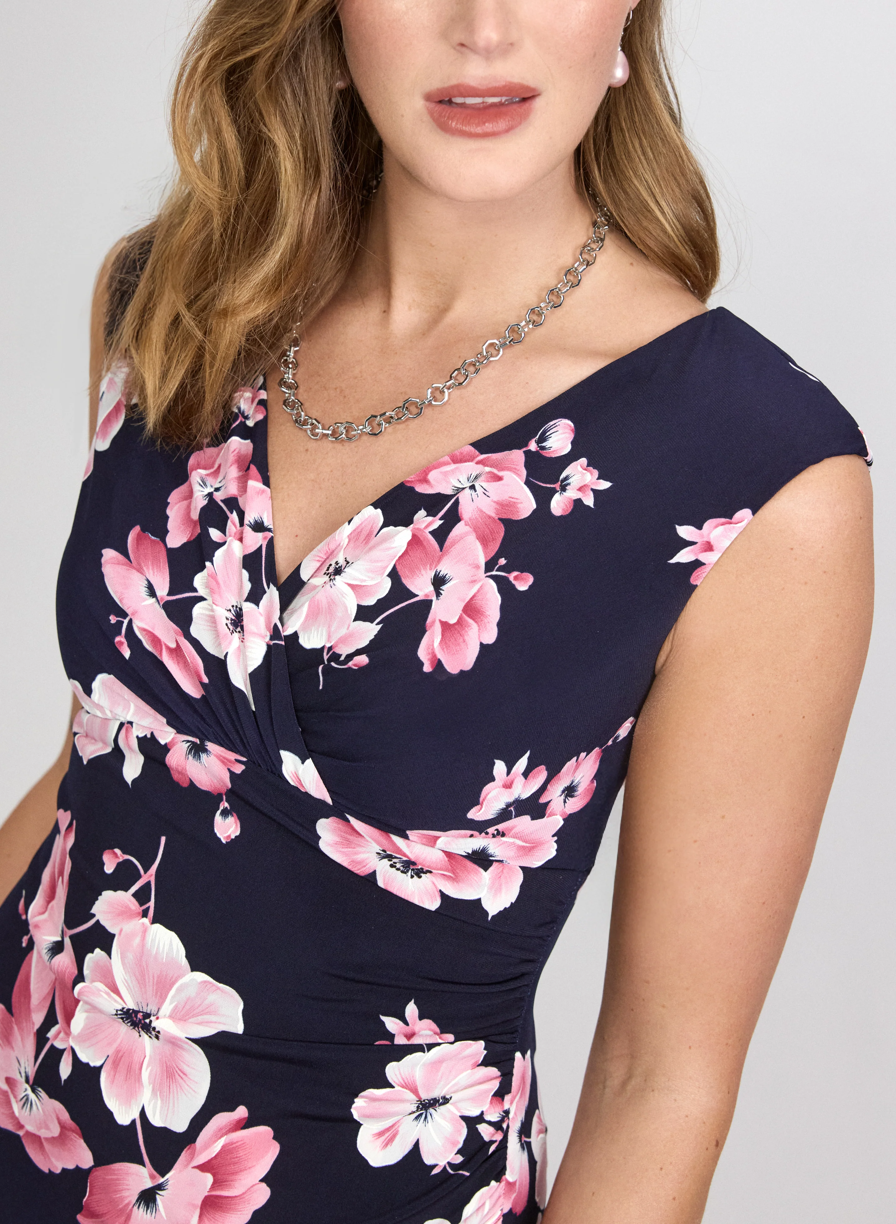 Floral Jersey Dress - Image 3